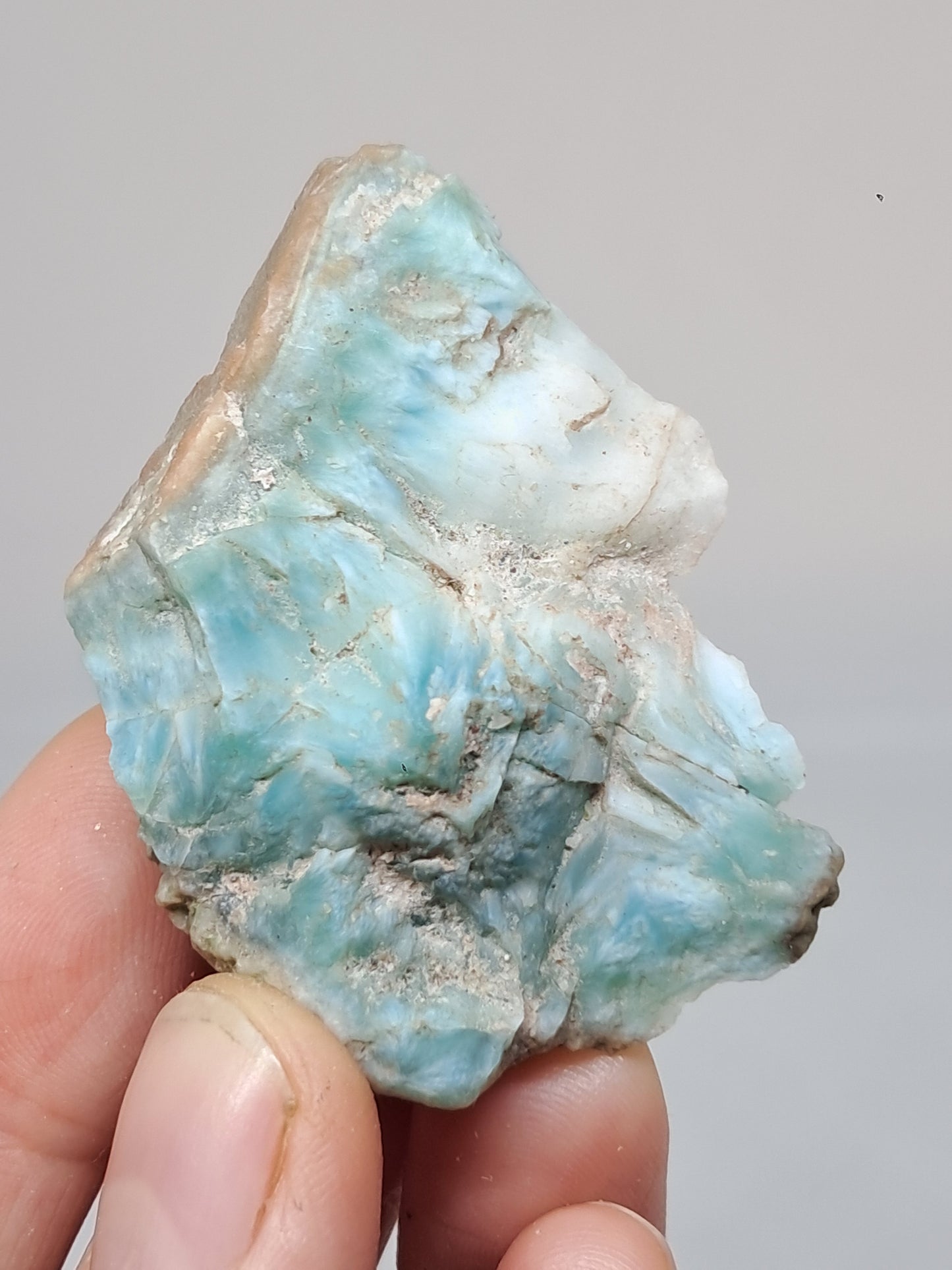 Larimar Raw Chunk (Dominican Republic) Rough Stone | Natural Rock #LM29