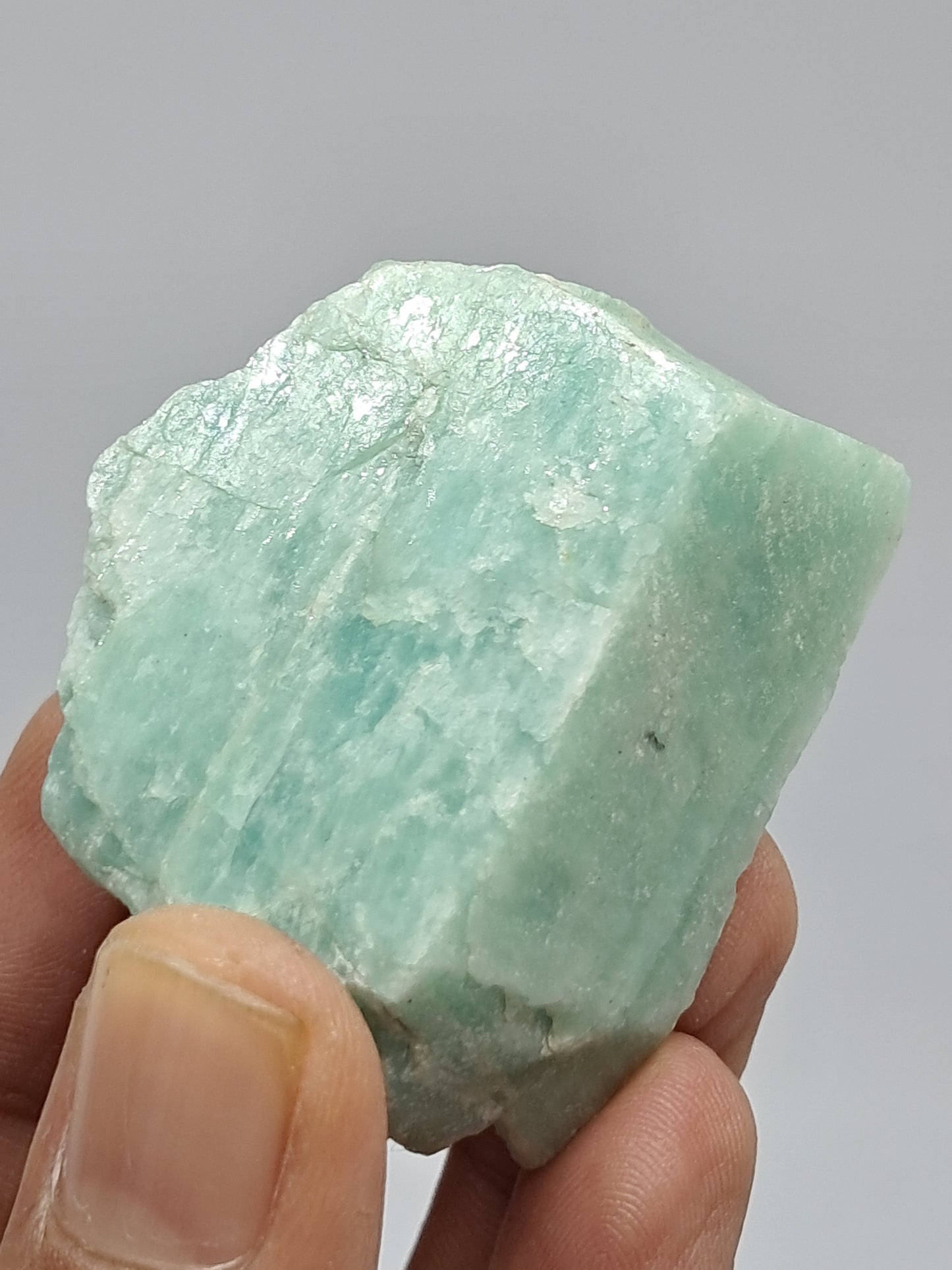 Rough Amazonite Slice | Natural Stone | Mineral Specimen #AZ4
