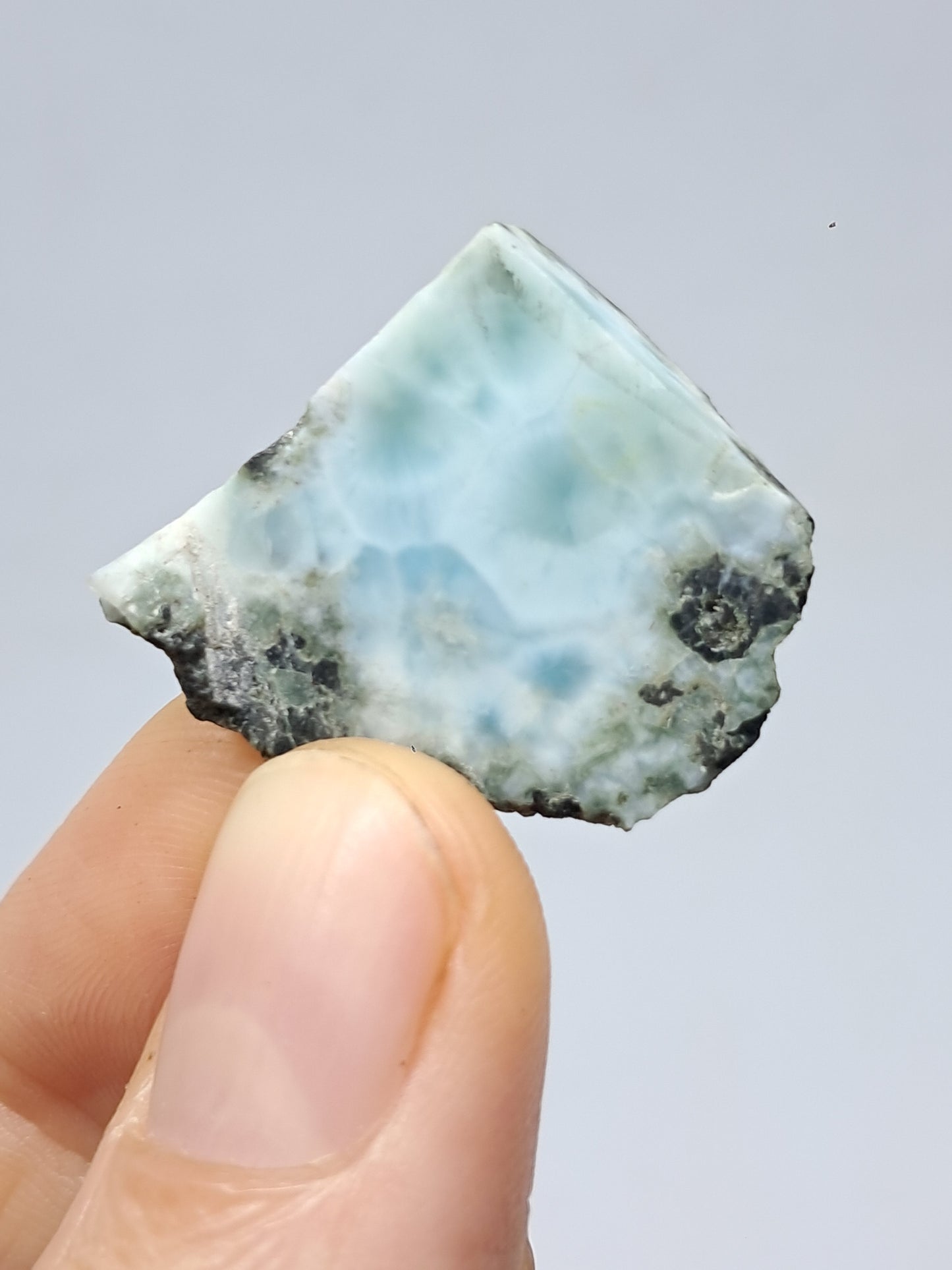 Larimar Raw (Dominican Republic) Rough Stone | Natural Rock #LM19