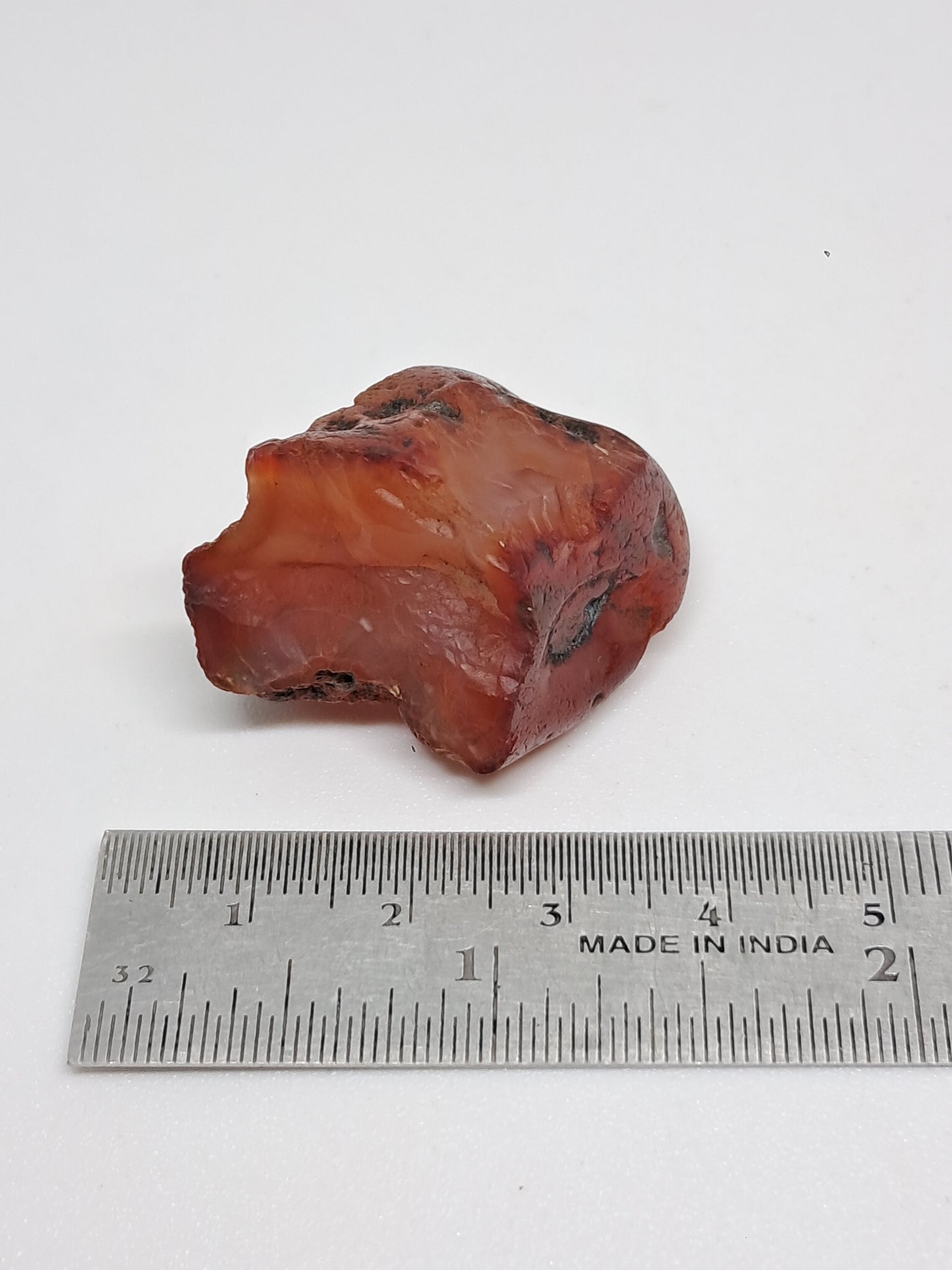 Rough Carnelian (India) Raw Stone | Natural Crystal | Mineral Specimen #CRN27