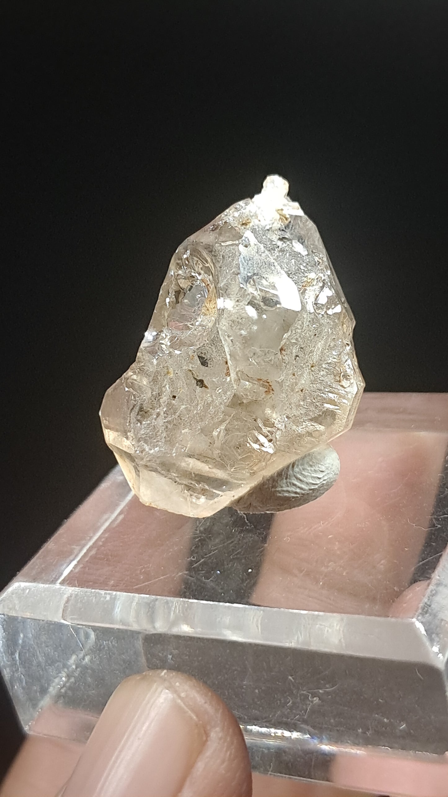 Elestial Smokey Quartz Scepter (Karur) Raw Natural Crystal | Mineral Specimen #EQ22
