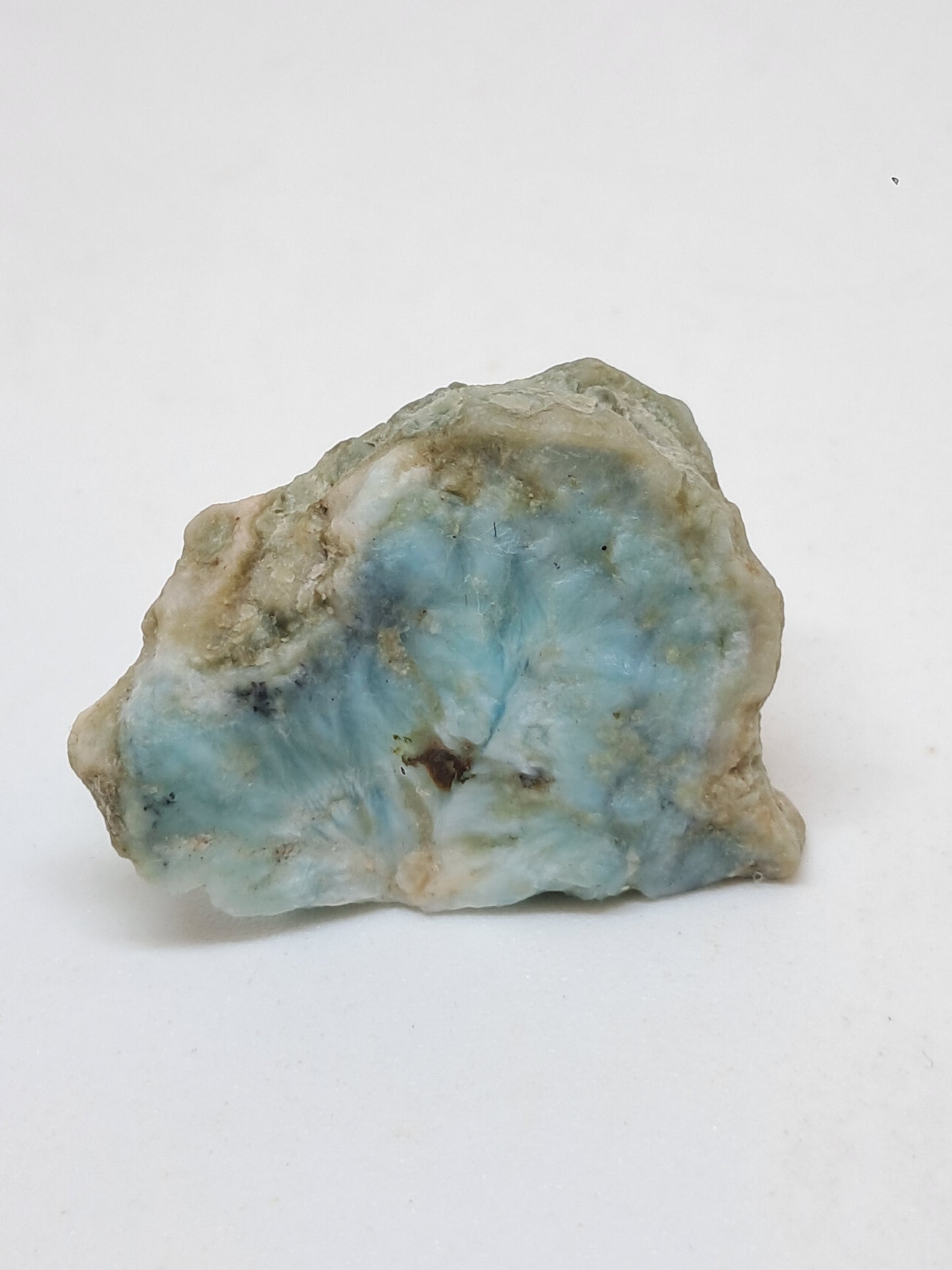 Larimar Raw Chunk (Dominican Republic) Rough Stone | Natural Rock #LM33