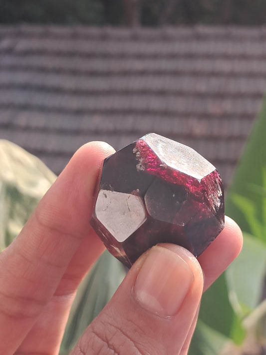 Red Garnet Natural Shape | Polished Stone #GR2