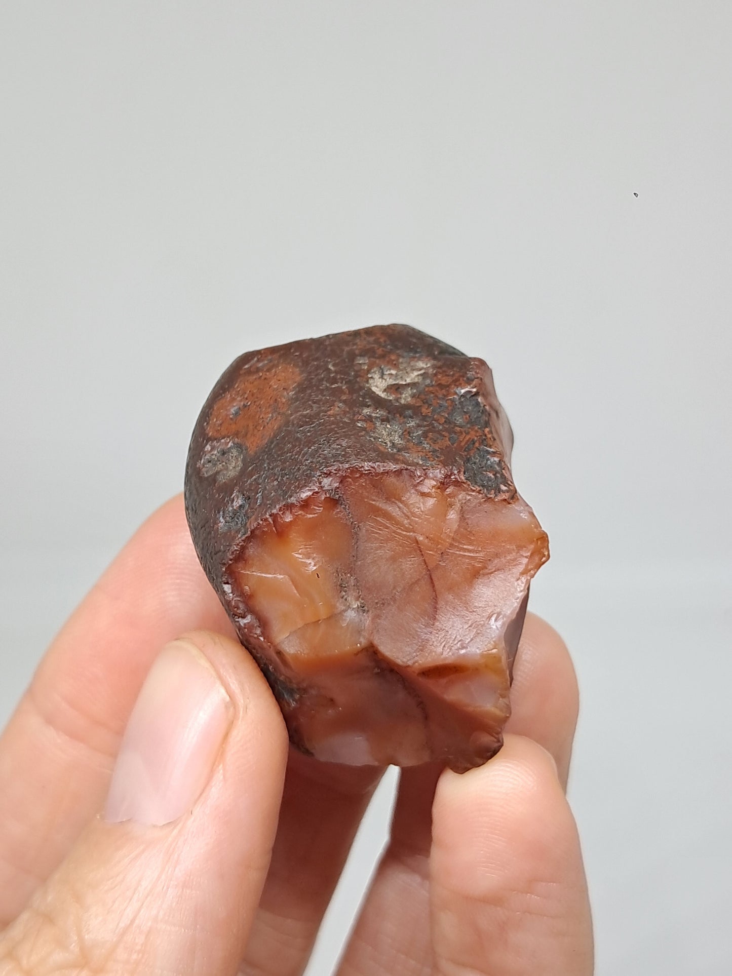 Rough Carnelian (India) Raw Stone | Natural Crystal | Mineral Specimen #CRN15
