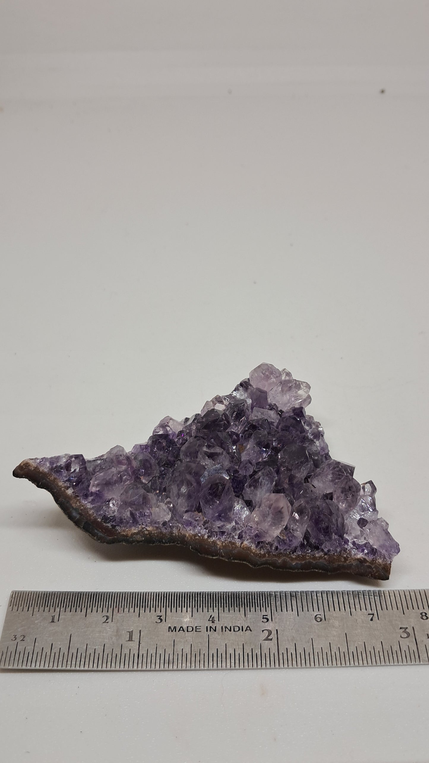 Amatista Morada Profunda (Brasil) | Drusa Natural | Mineral de Colección #AMB5