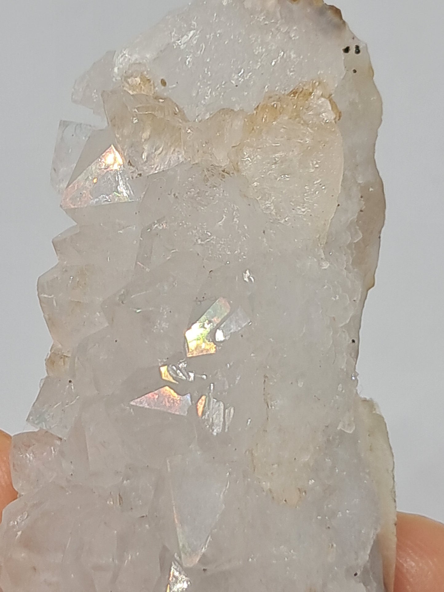 Iris Quartz (Aurangabad)| Anandalite | High Iridescence | Natural Crystal #AQ16