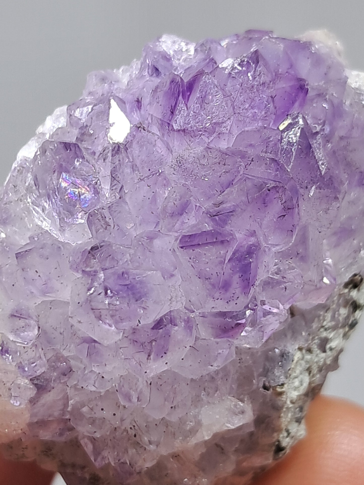 Amatista Elestial en Matriz (Karur) | Piedra Natural | Ejemplar Mineral #KA94