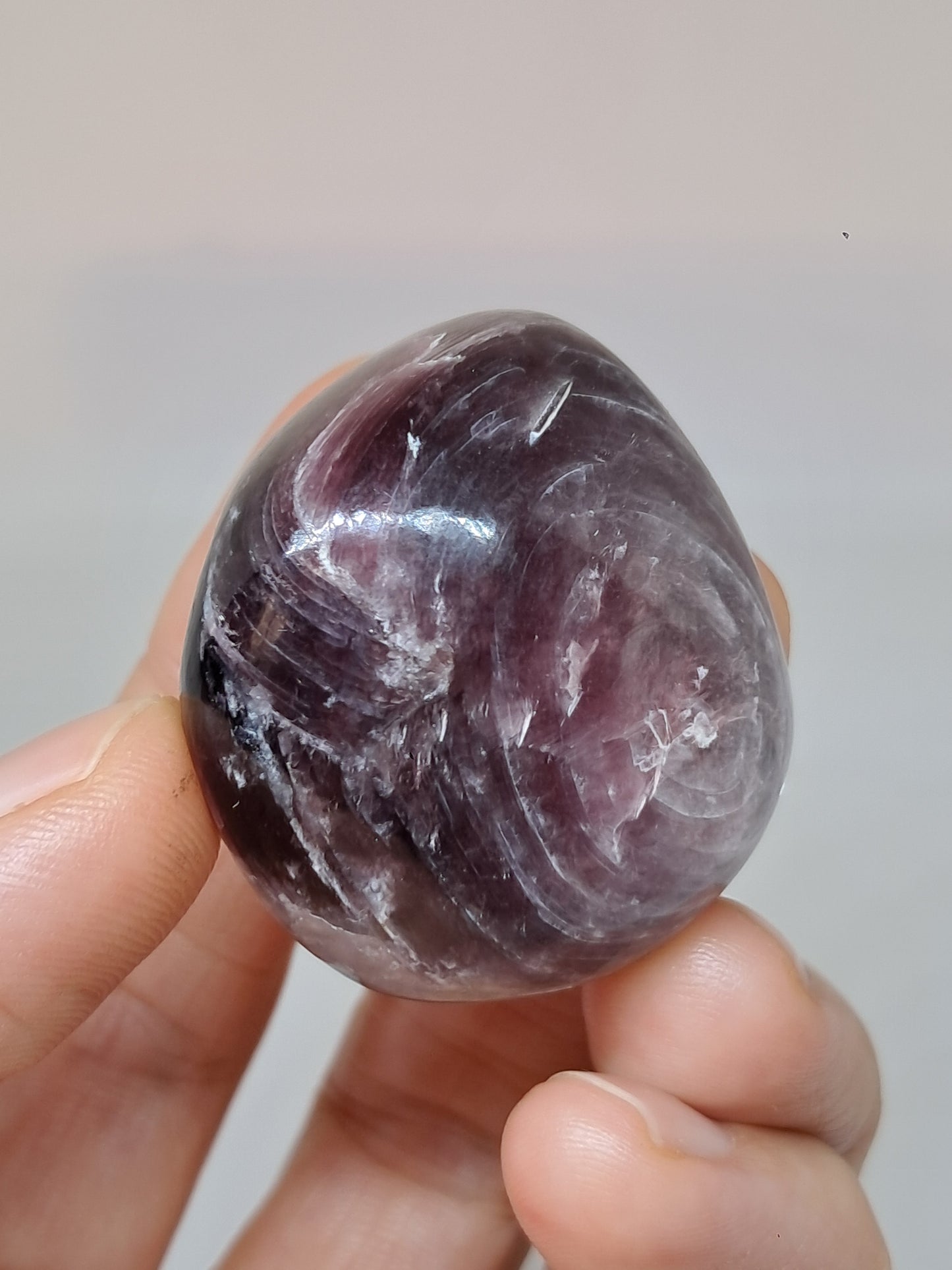 Lepidolite Tumble Stone | Natural Polished Crystal