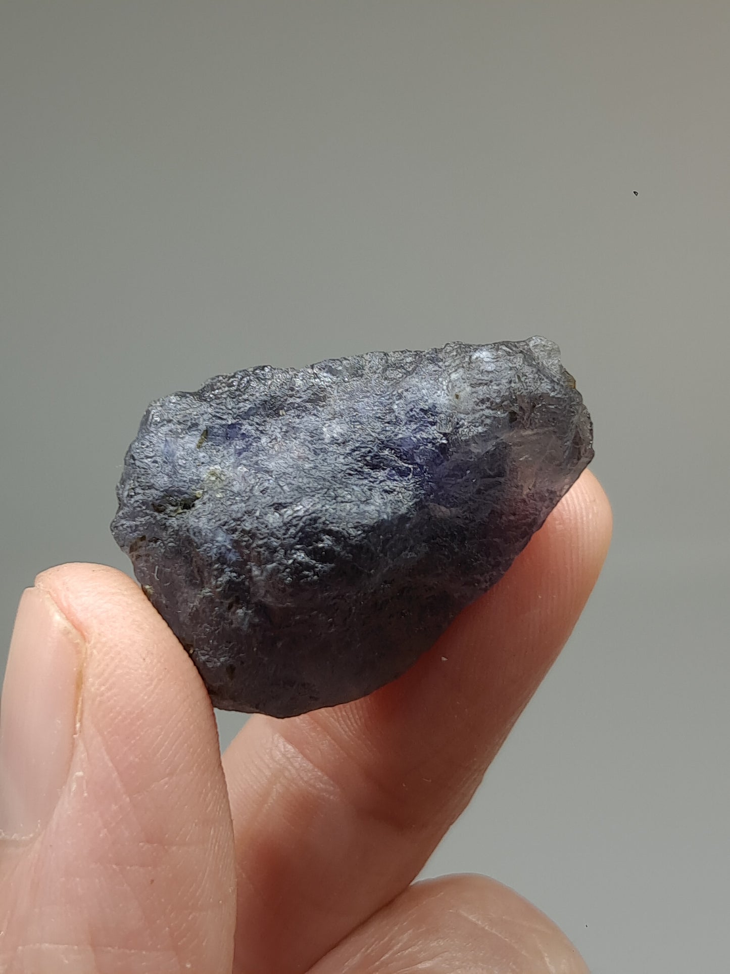Rough Iolite Crystal w/ Hematite Inclusions (Karur) *Gem Quality* Cordierite | Excelent Pleochroism | Mineral Specimen #IO5