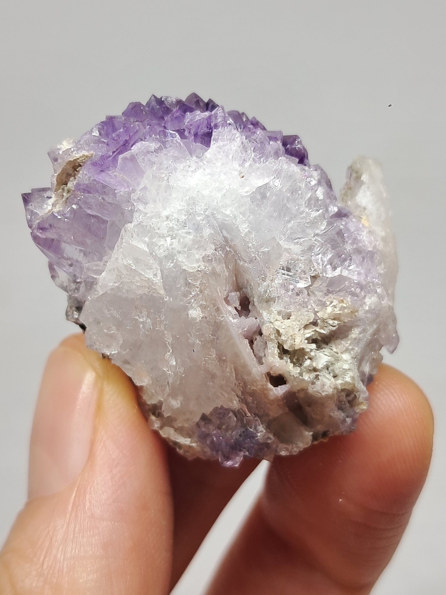 Amatista Elestial en Matriz (Karur) | Piedra Natural | Ejemplar Mineral #KA94