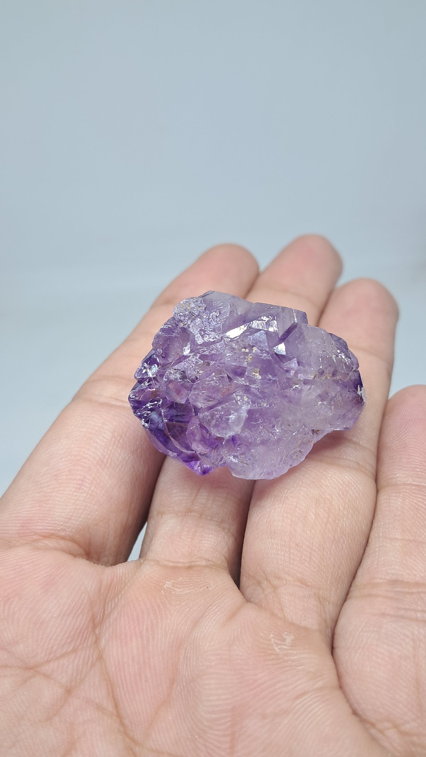 Racimo de Cetros de Amatista | Formación Elestial | Cristal Natural | Muestra Mineral #KA191