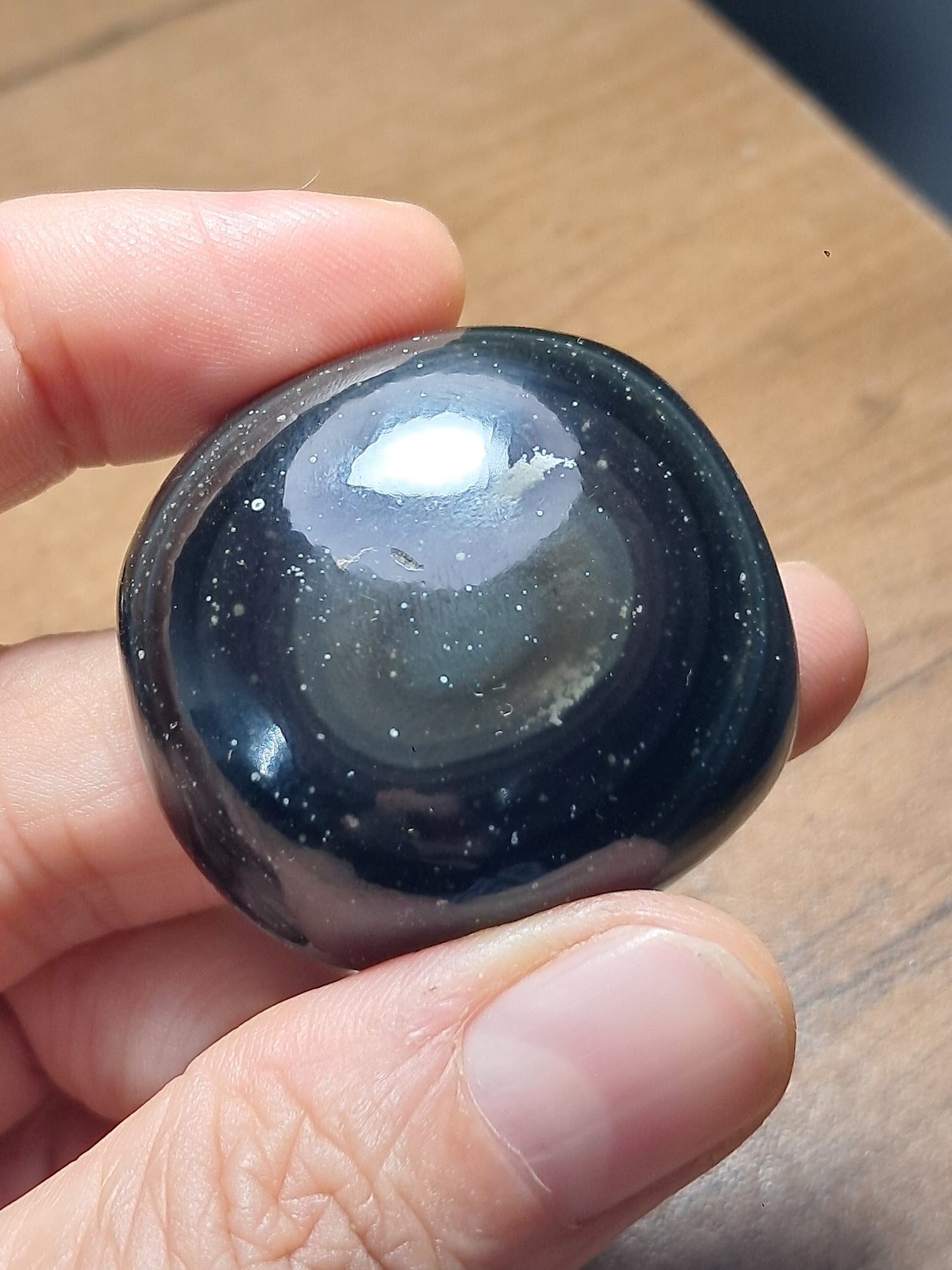 Rainbow Obsidian (Mexico) Natural Stone | Half Polished Half Rough #RO12