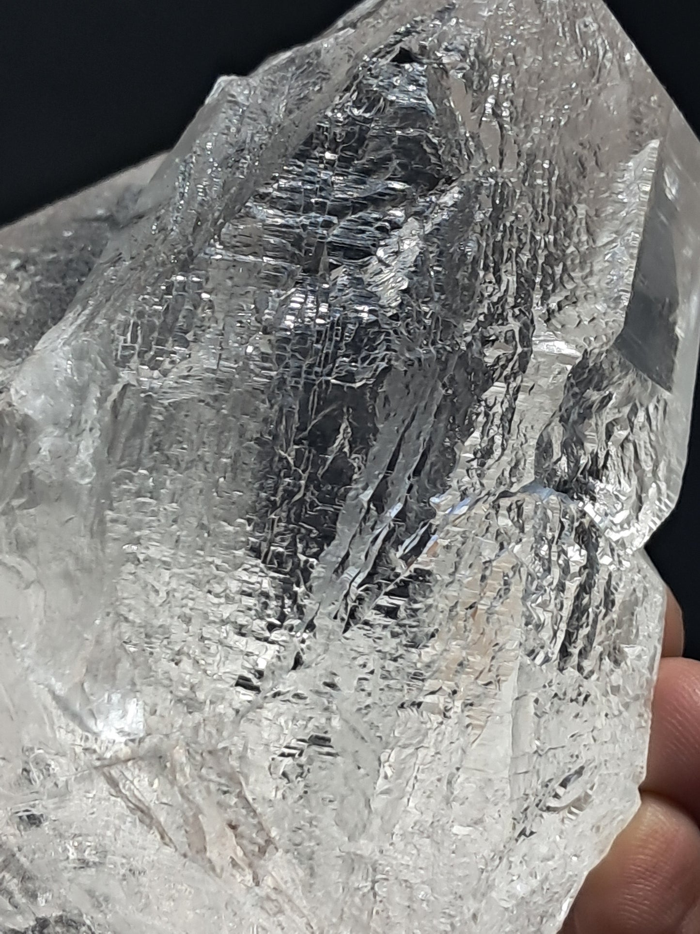 Himalayan Quartz Crystal Point with Magnetite Inclusions | High Grade | Natural Stone | Mineral Specimen #CH53