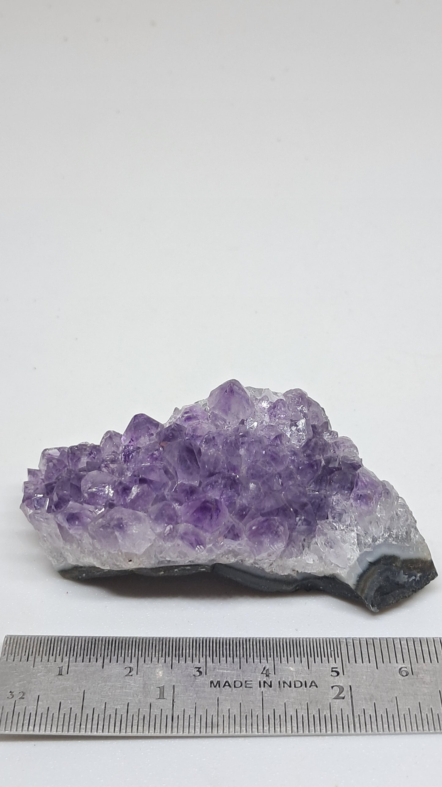 Deep Purple Amethyst (Brazil) | Natural Cluster | Mineral Specimen #AMB11