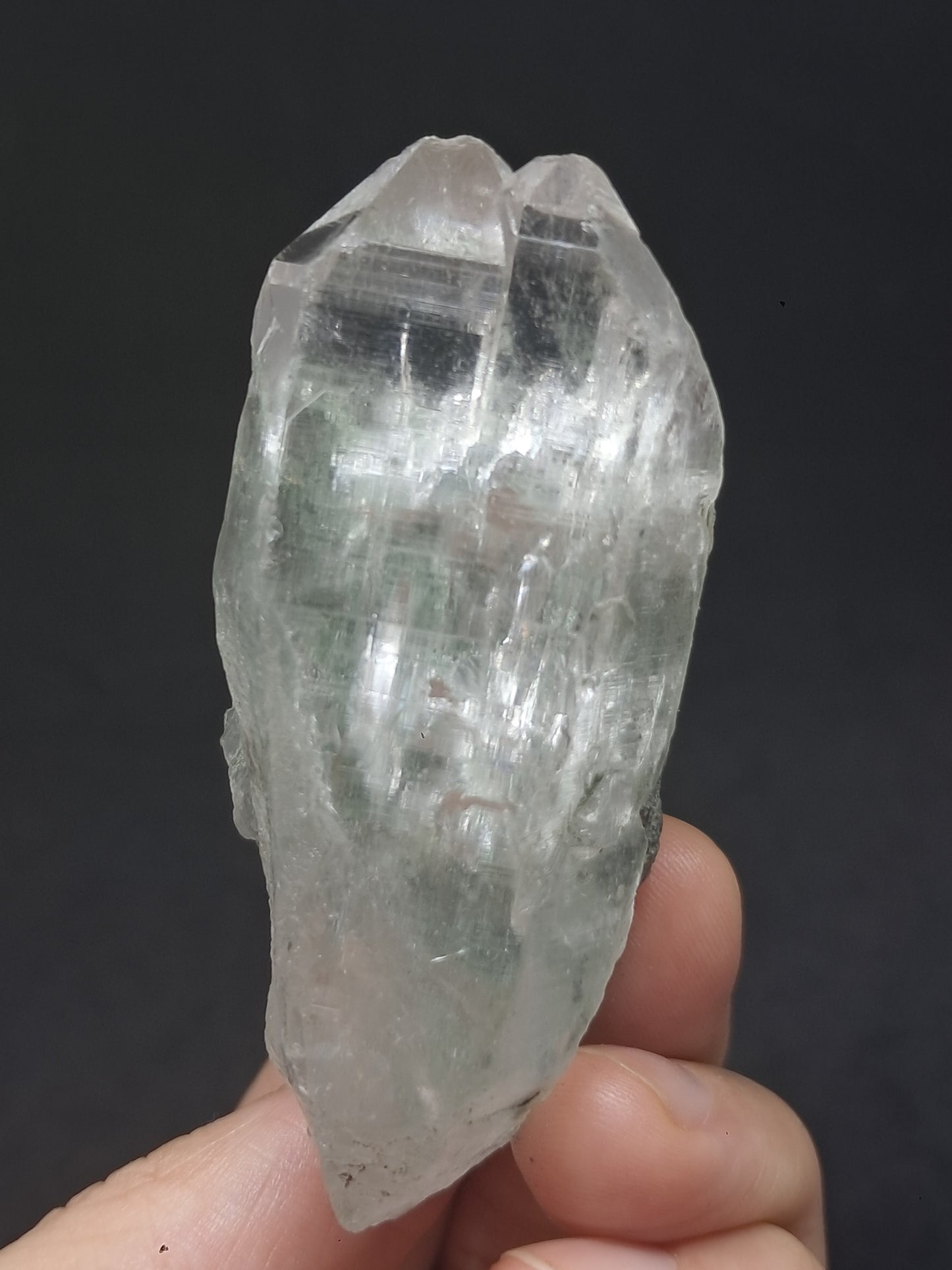 Chlorite Quartz (Kullu) Natural Point | Garden Chamanic Crystal #CQ61