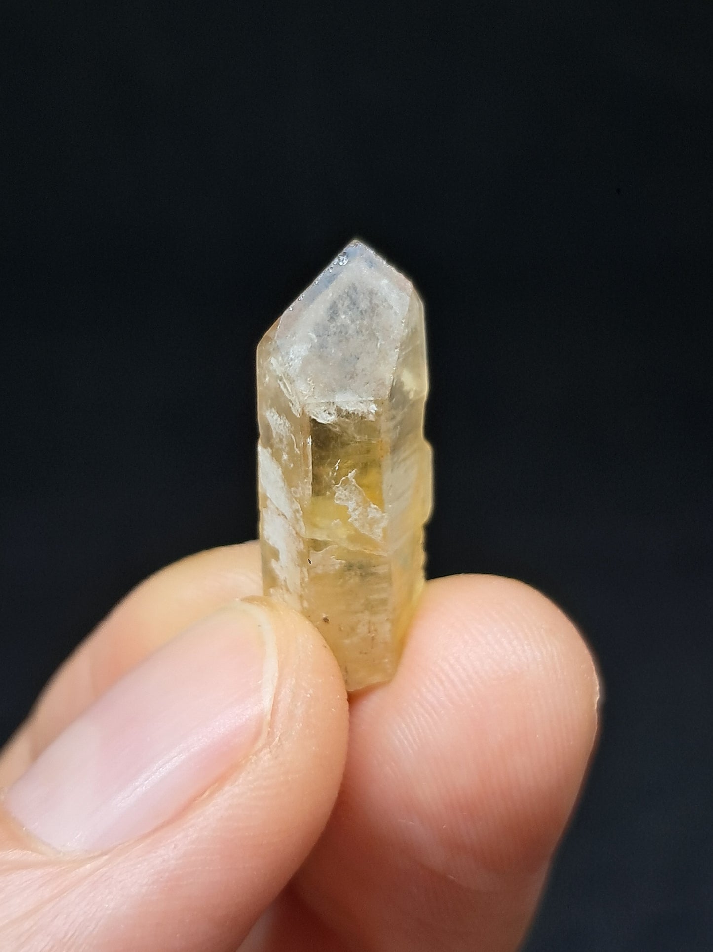 Natural Citrine Crystal w/ Phantom (Karur) | Natural Point | Mineral Specimen #CTN41