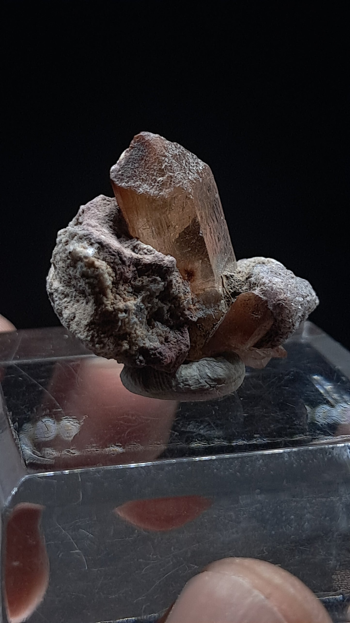 Natural Topaz Crystal In Matrix (Mexico) Champagne Colour | Rare Gemstone | Mineral Specimen #TPZ39