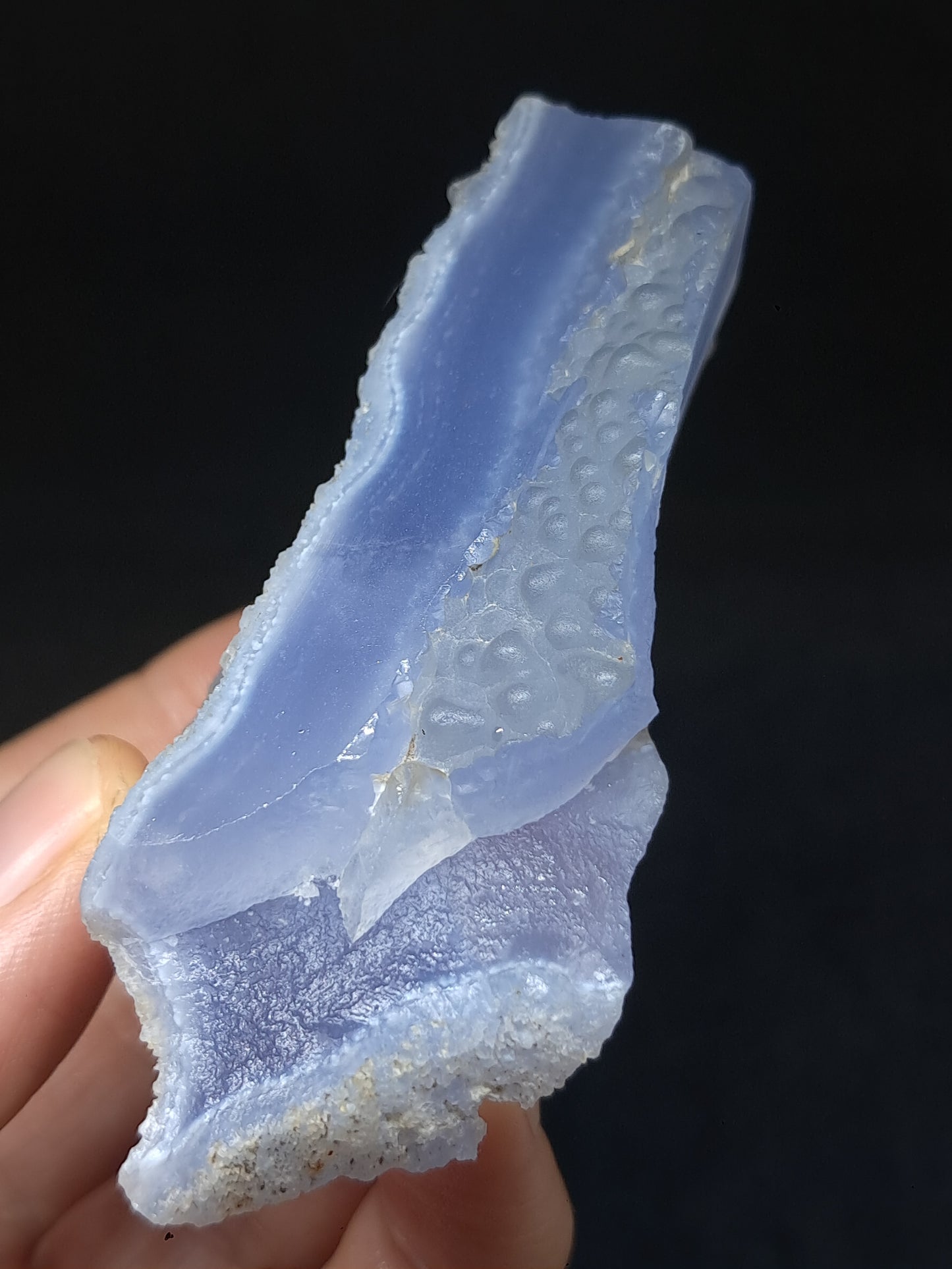 Blue Chalcedony Botryoidal Rough Natural Stone #BC2