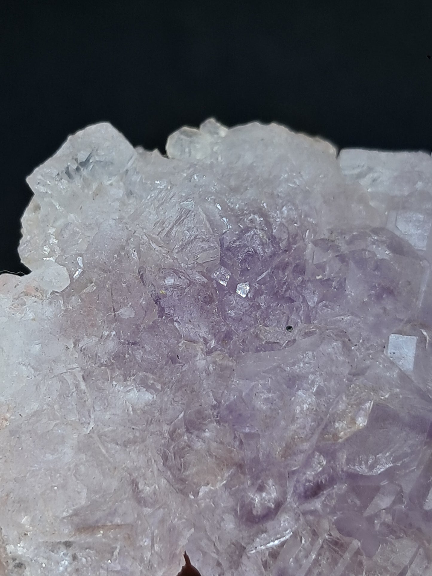 Cúmulo de amatista en cetro con óxido de hierro en forma de panal (Karur) | Cristal en bruto | Piedra natural | Ejemplar mineral n.° KA150