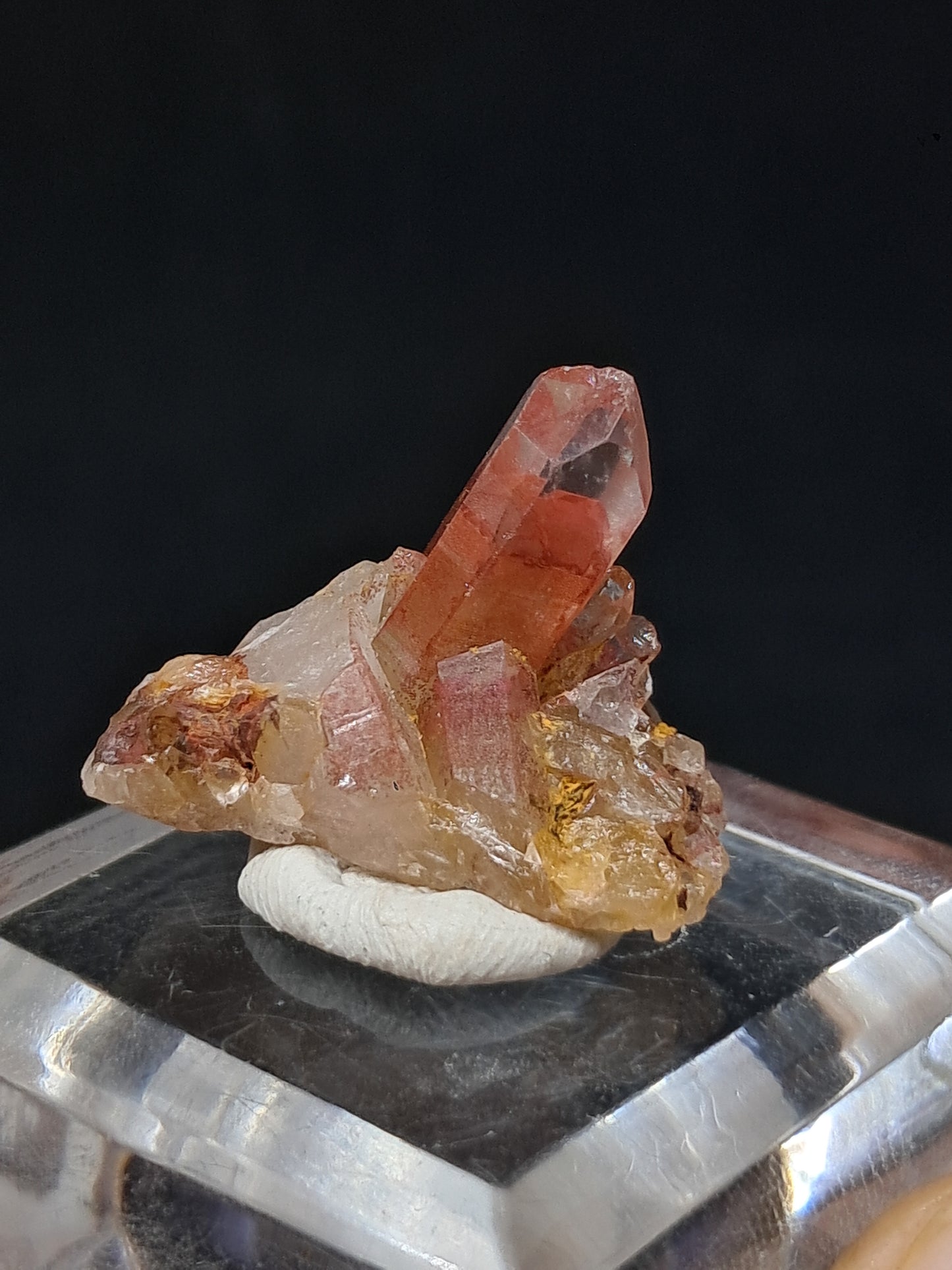 Hematite Phantom Quartz (Telangana) | Natural Crystal | Mineral Specimen #HPQ60
