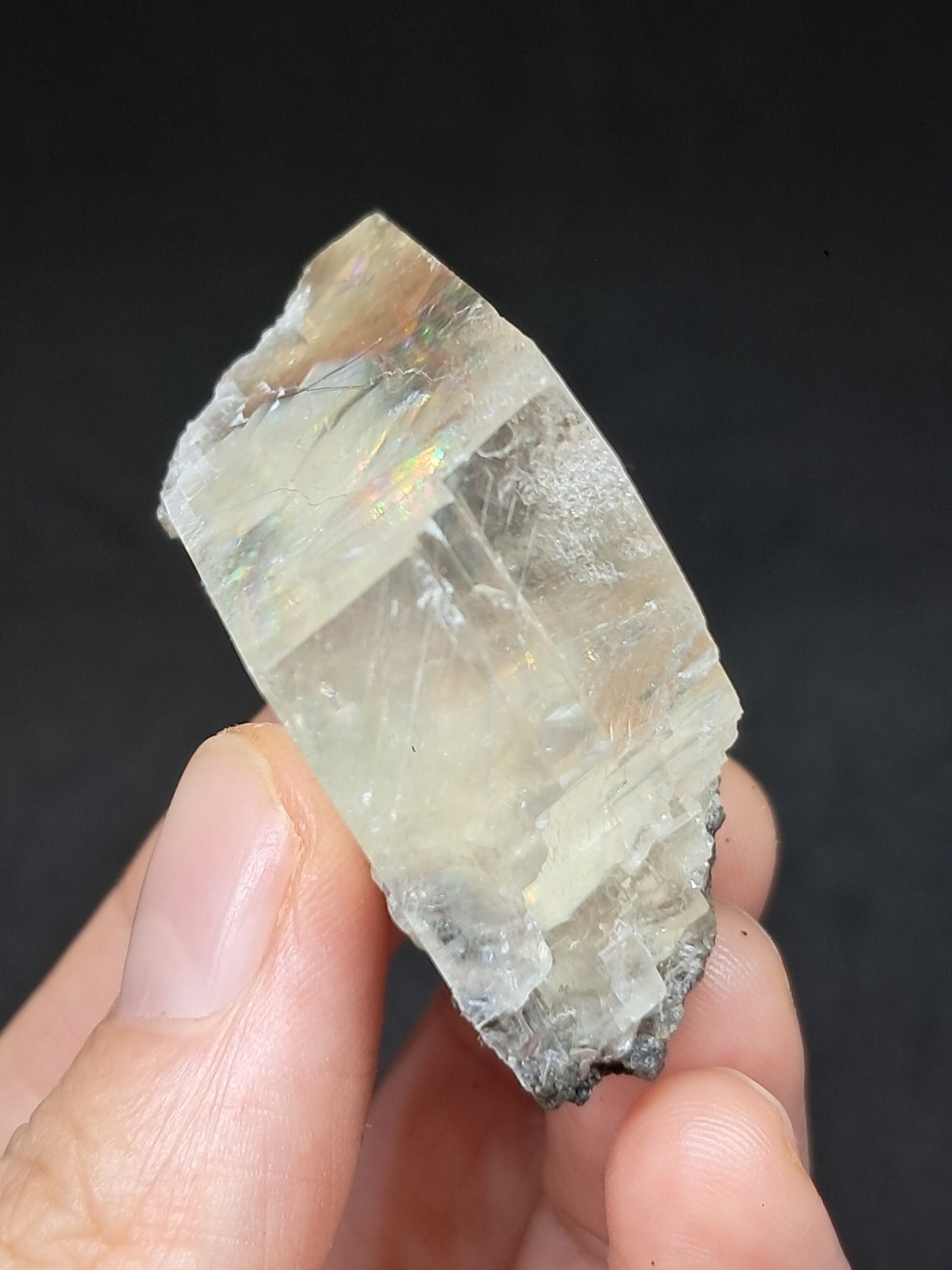 Calcita de frambuesa mohosa *Hallazgo raro* (Pithampur) Cristal natural | Piedra en bruto | Muestra mineral #CA33