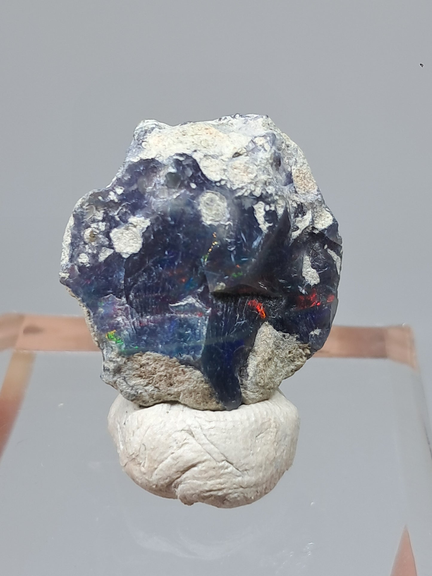 Natural Ethiopian Opal | Black Hydrophane Opal #OP26