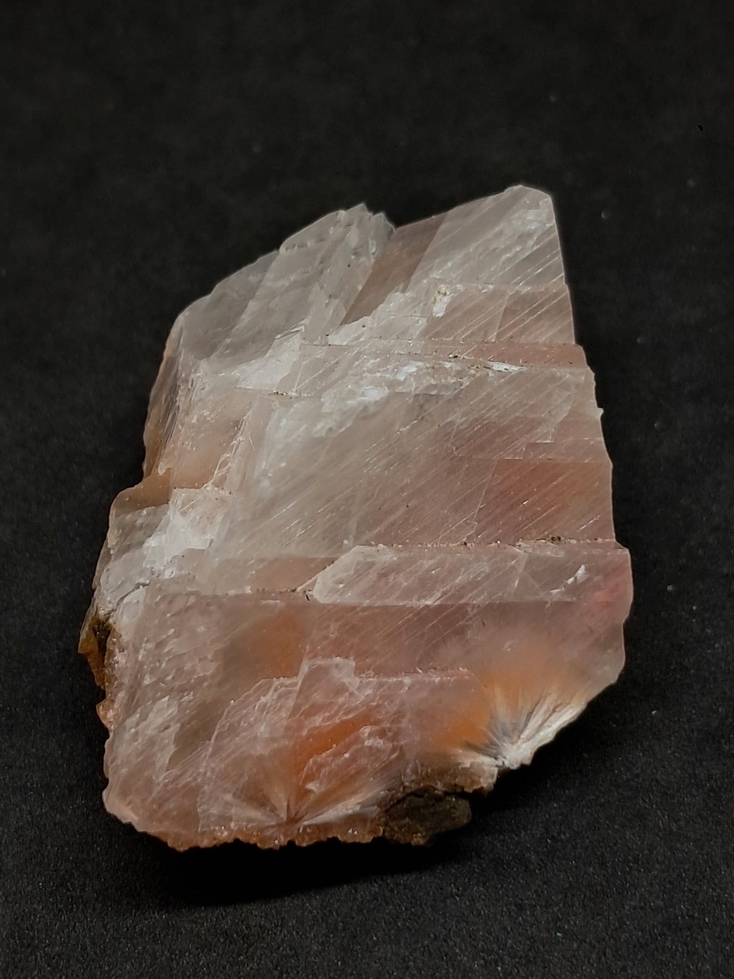 Calcita Rojiza/Rosa con Mesolita *Hallazgo Raro* (Pithampur) Cristal Natural | Piedra Bruta | Muestra Mineral #CA38