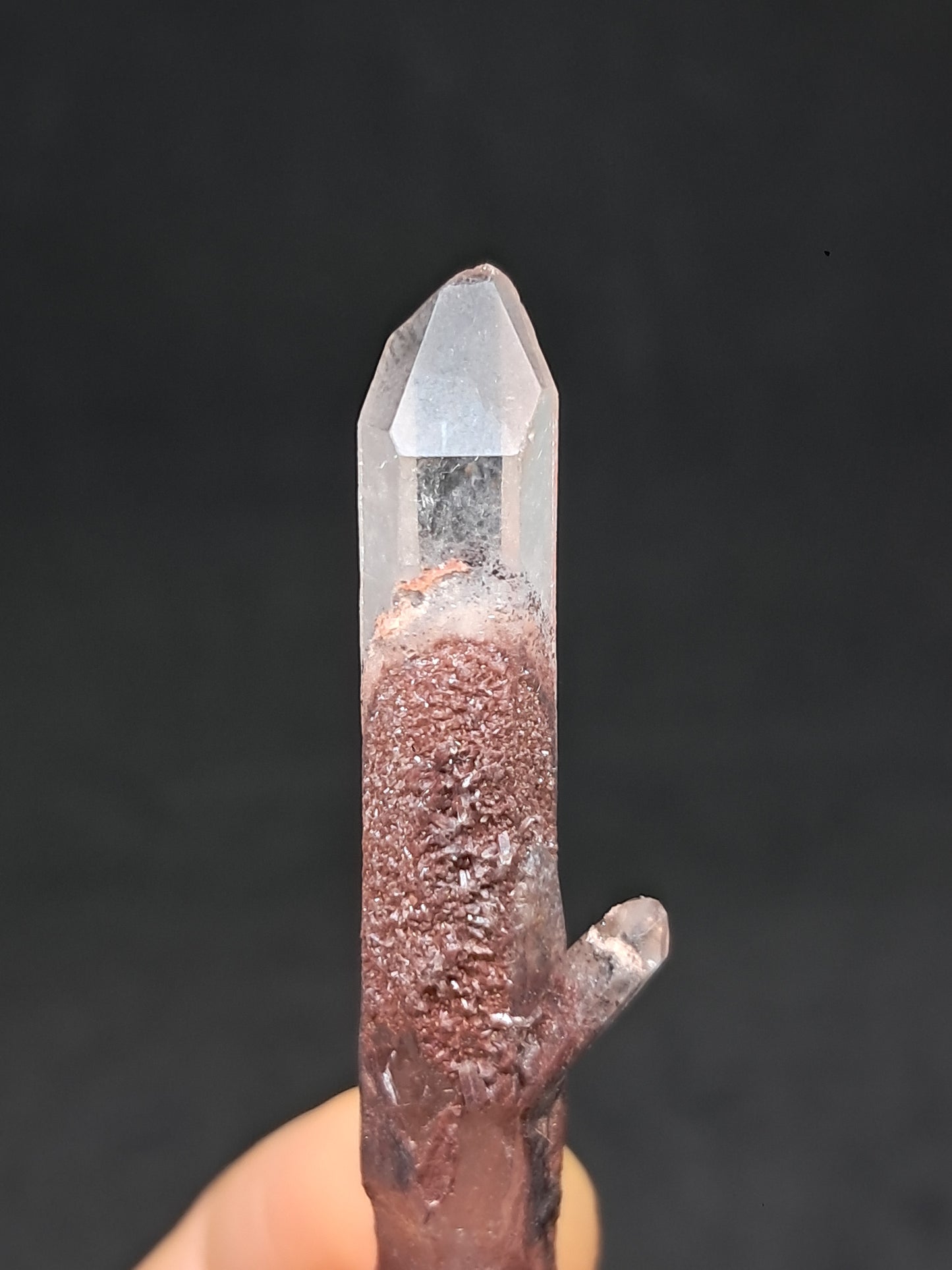 Hematite Phantom Quartz (Telangana) | Natural Crystal | Mineral Specimen #HPQ52