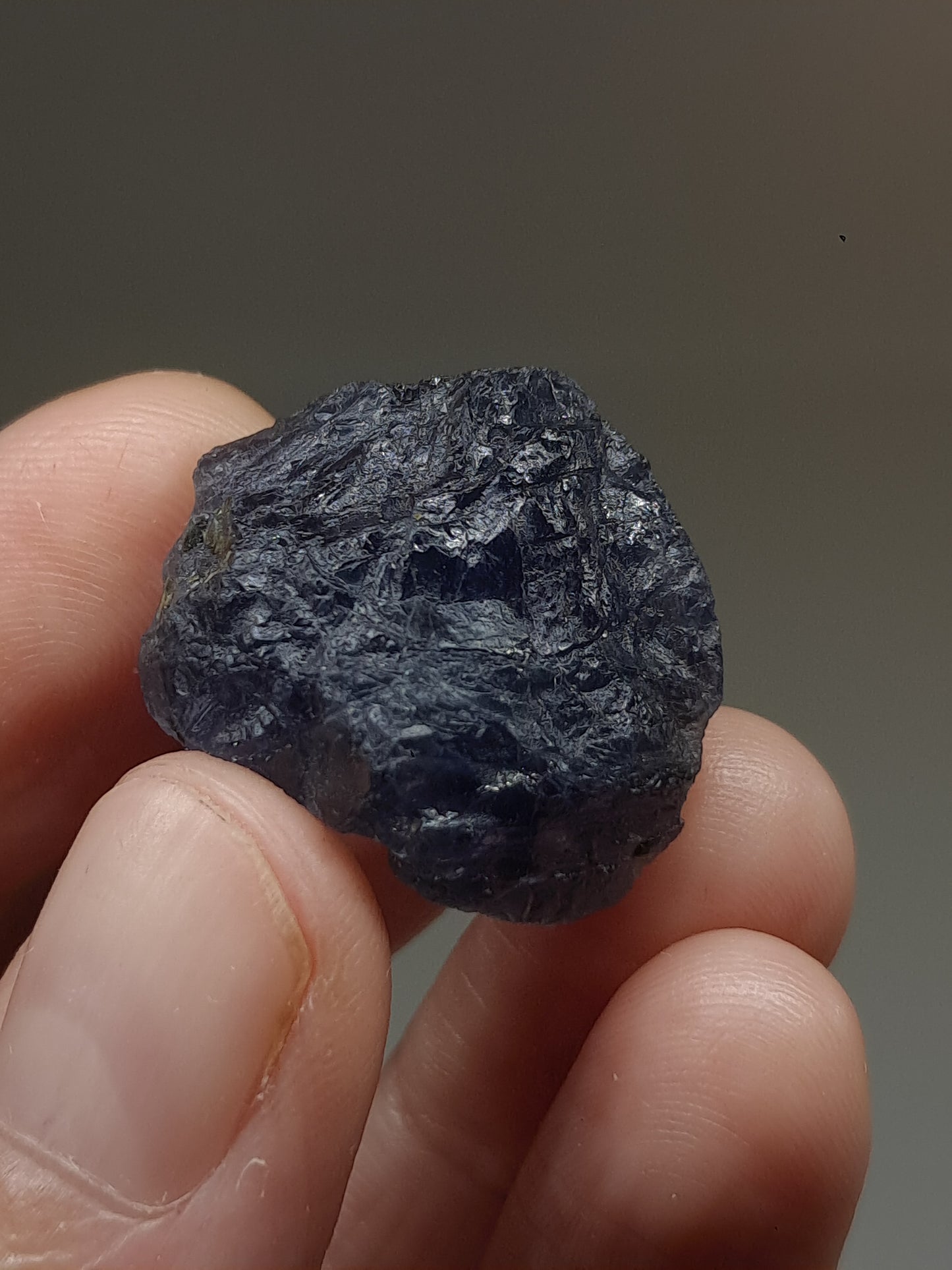 Rough Iolite Crystal (Karur) *Gem Quality* Cordierite | Excelent Pleochroism | Mineral Specimen #IO6