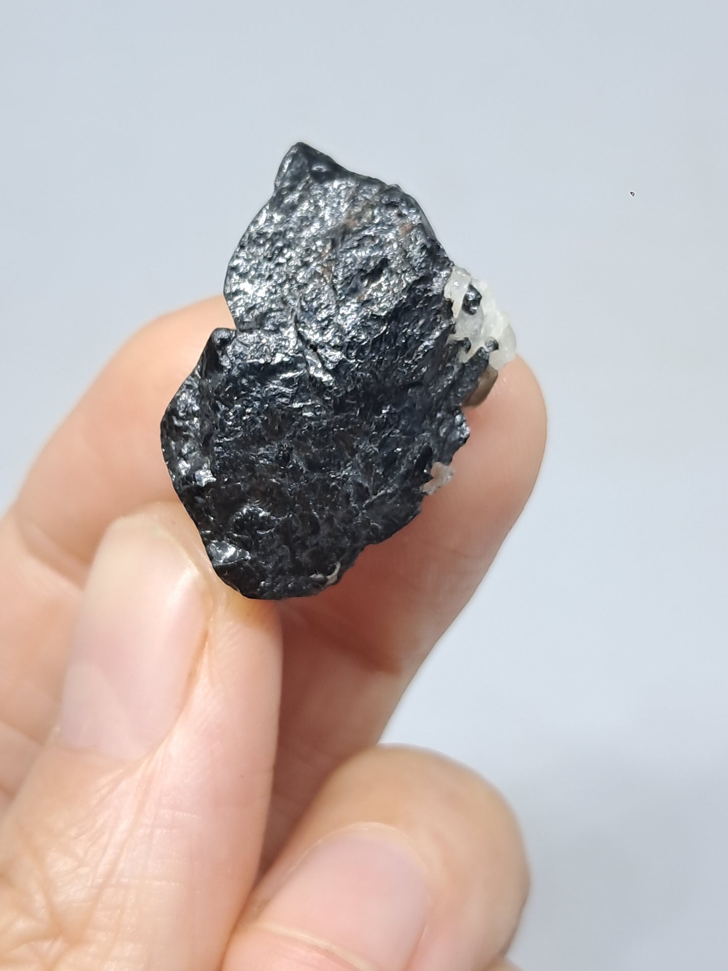 Black Tourmaline Crystal (Karnataka) Naturally Terminated | Natural Stone | Mineral Specimen #BT7