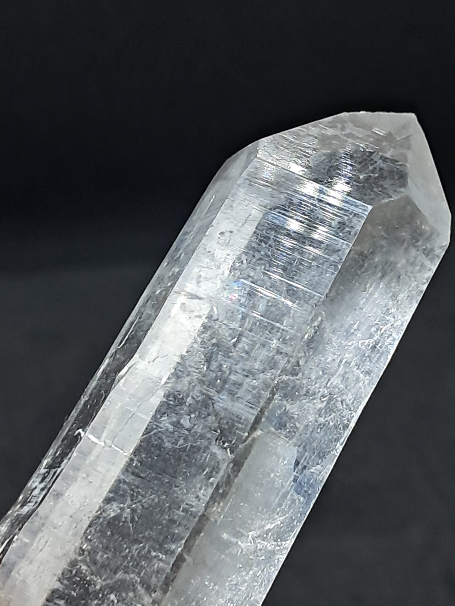 Himalayan Quartz Crystal Point w/ Golden Rutile | Biterminated | Self-healed | Natural Stone | Mineral Specimen #CH56