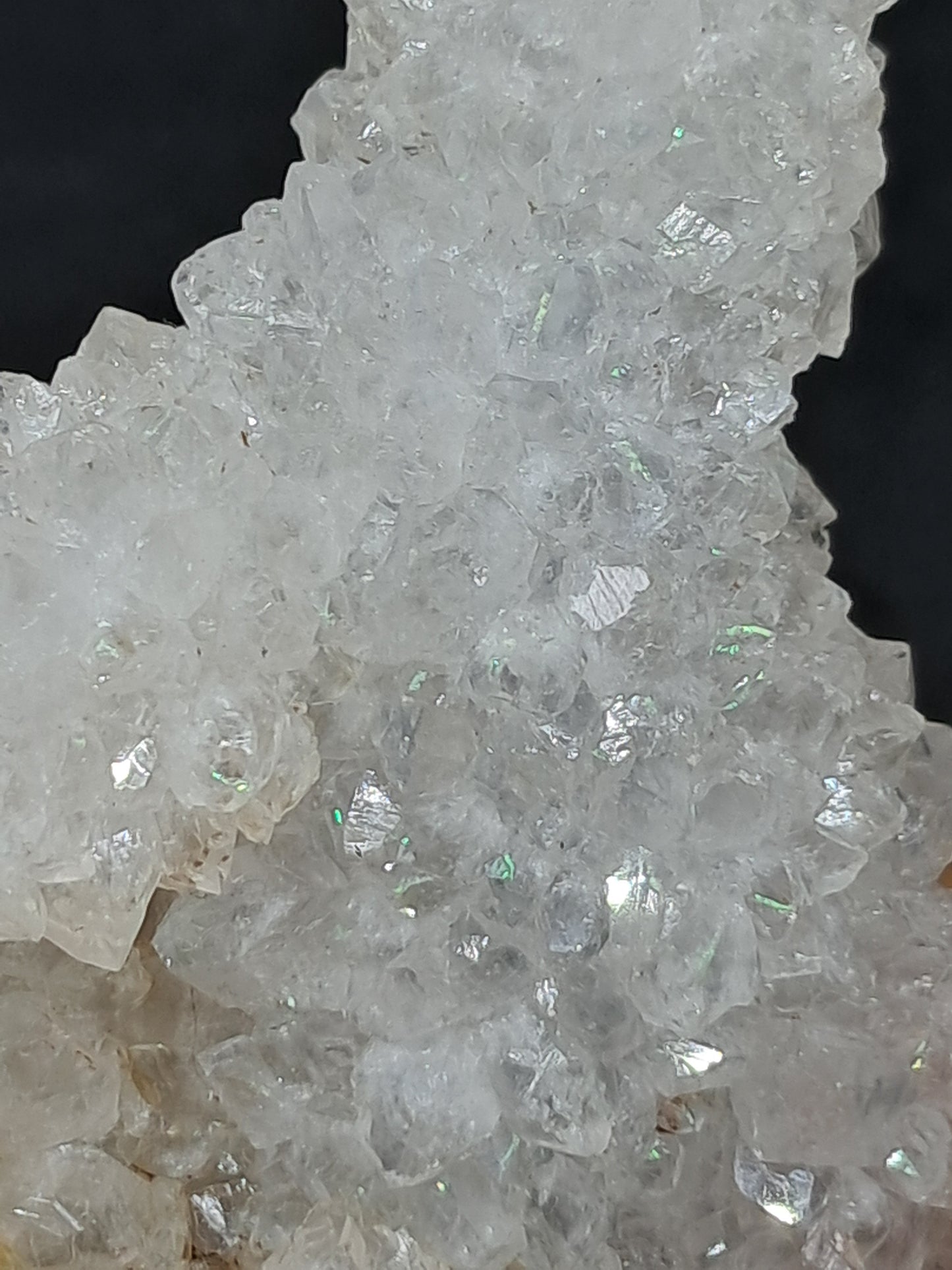 Cuarzo Iris (Aurangabad) | Anandalita | Estalactita | Cristal natural n.° AQ44