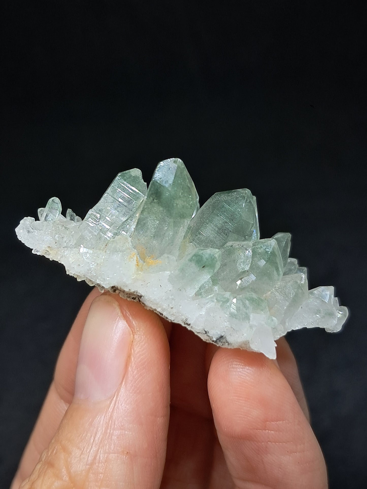 Chlorite Phantom Cluster (Kullu) Natural Crystal | Garden Chamanic Quartz #CQ76