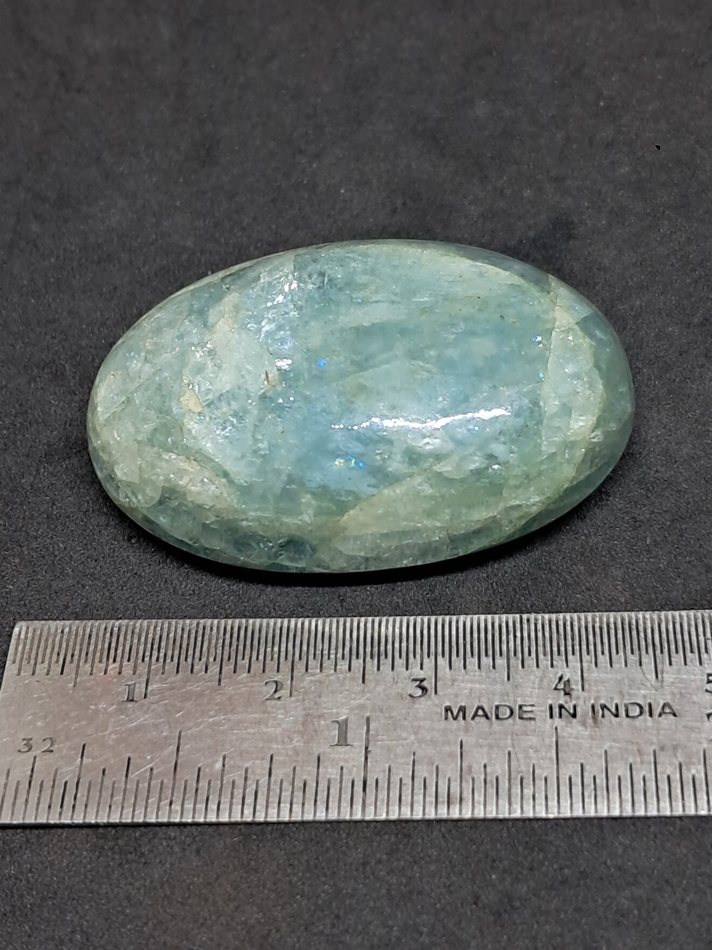 Aquamarine Cabochon Large Size | Polished Natural Stone