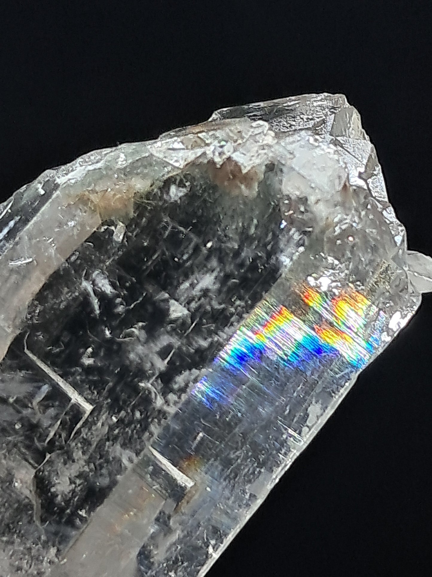 Himalayan Quartz Crystal Point w/ Golden Rutile | Biterminated | Self-healed | Natural Stone | Mineral Specimen #CH56