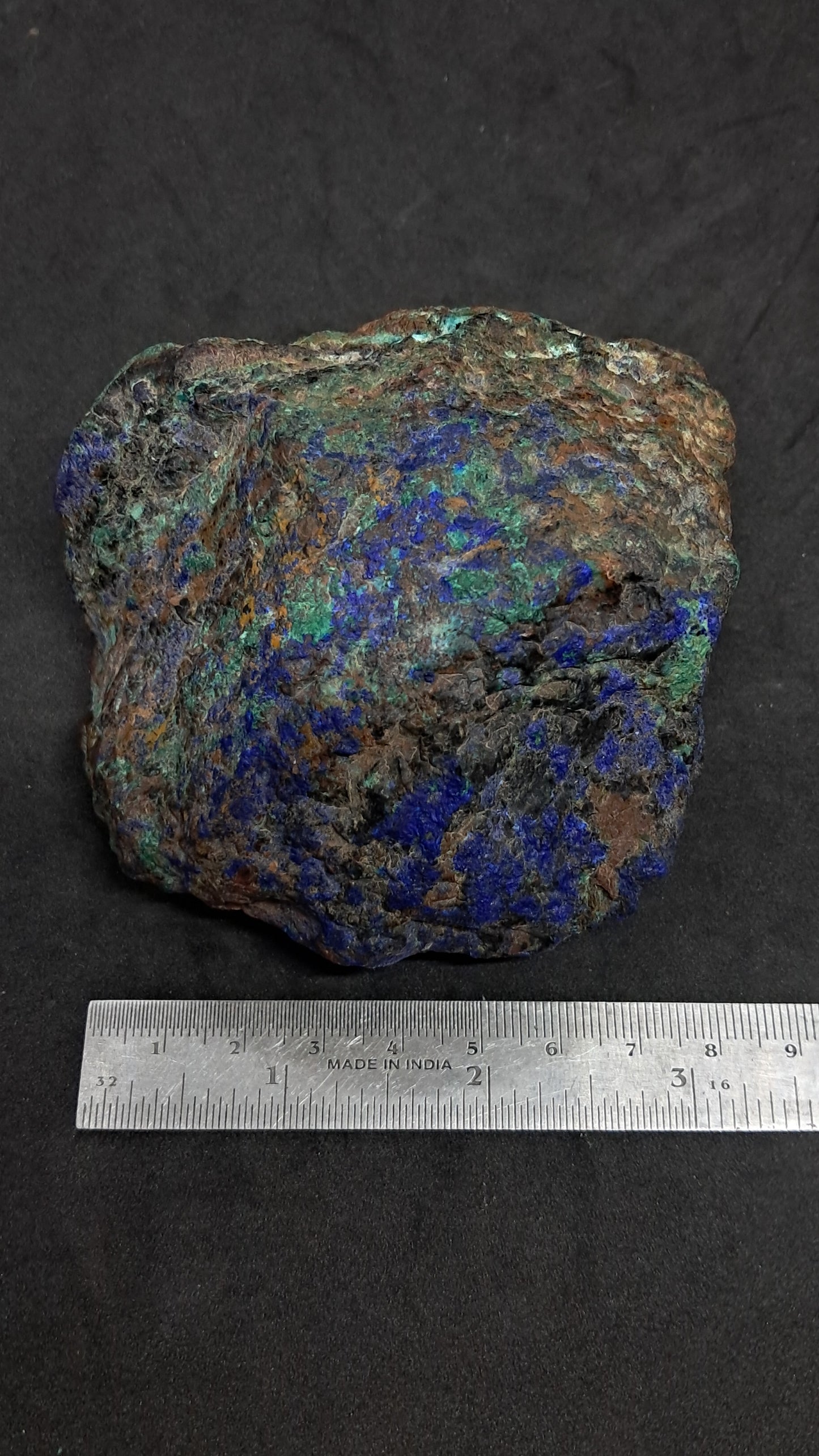 Natural Azurite & Malachite on Matrix (Congo) #UC2