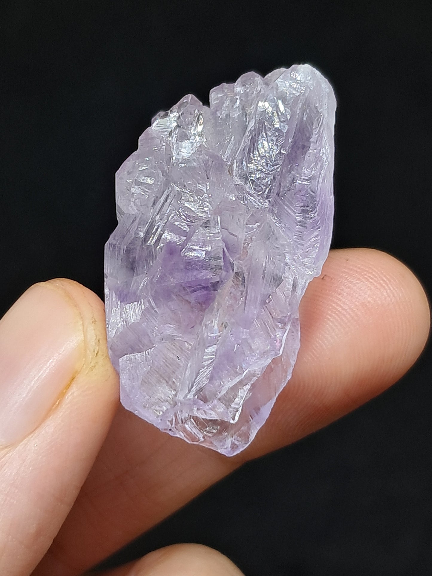 Amatista Elestial (Karur) | Cristal en bruto | Piedra Natural | Espécimen mineral #KA115