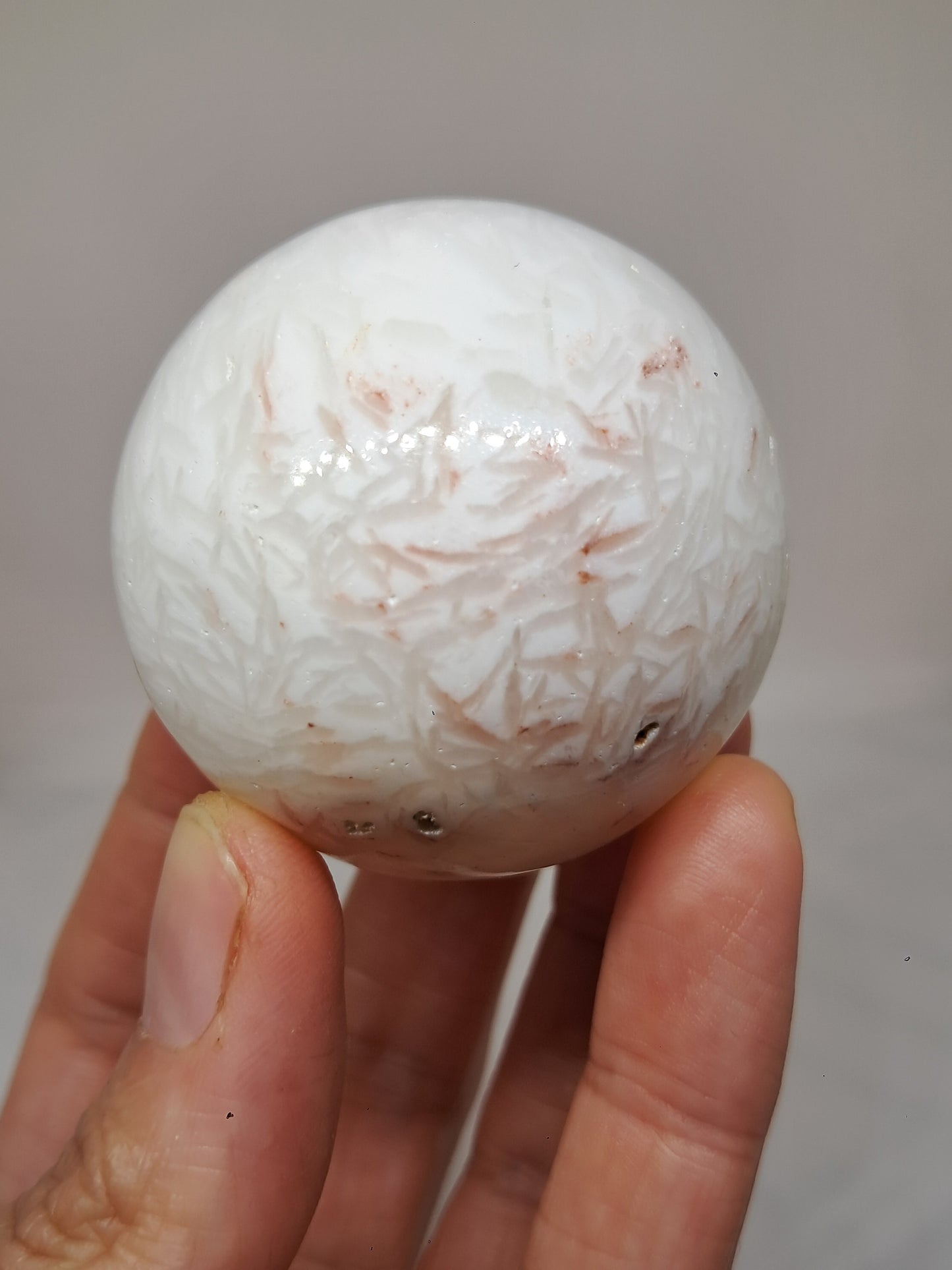 Scolecite Sphere | Polished Natural Stone | Good Quality