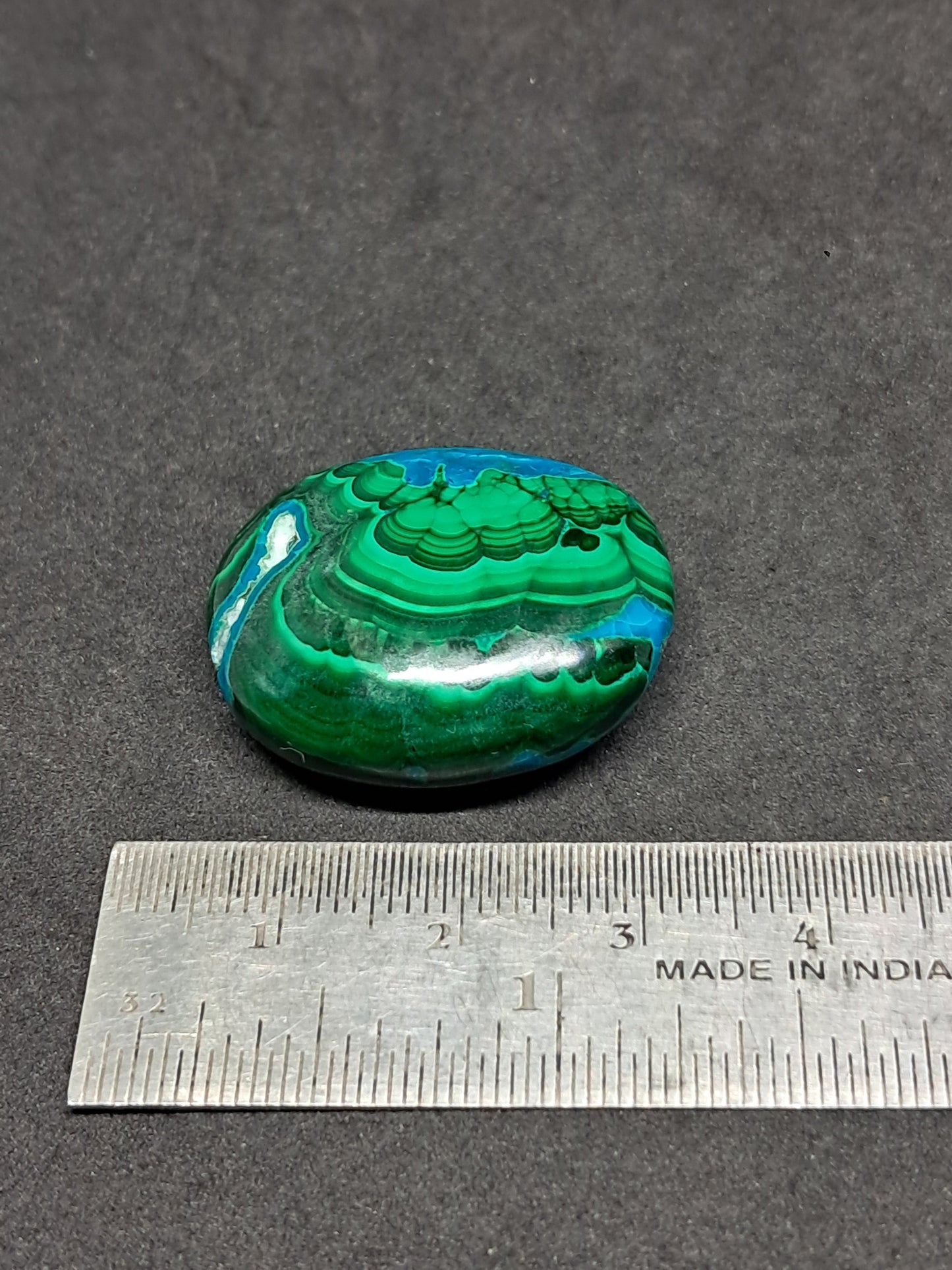 Chrysocolla Malachite Palmstone | Polished Natural Stone | Good Quality