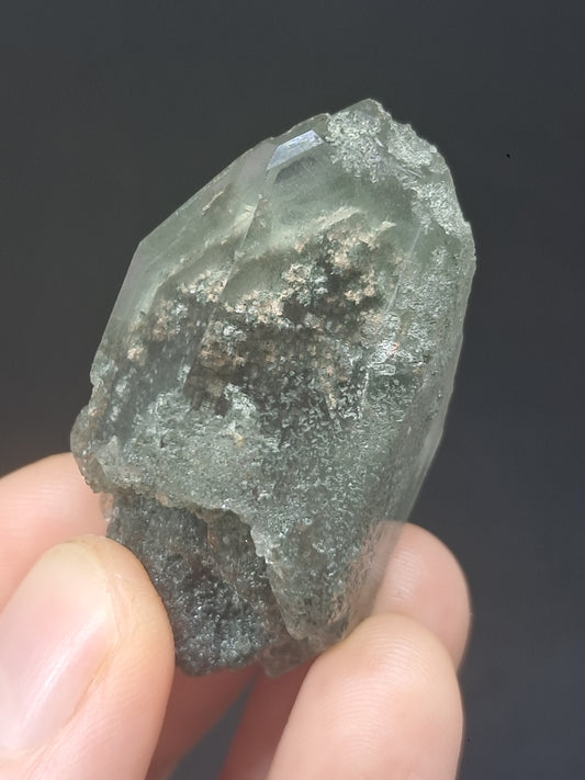 Chlorite Quartz Phantom (Kullu) Natural Point | Garden Chamanic Crystal #CQ60