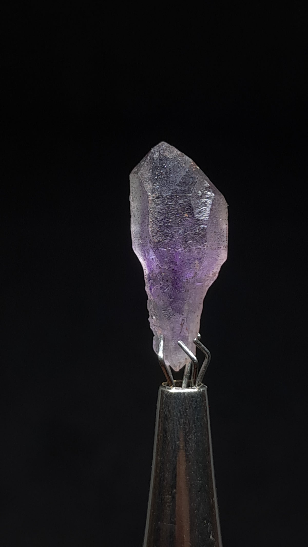 Quartz Amethyst Scepter | Hematite Goethite Rutile Inclusions | Biterminated  #KA208