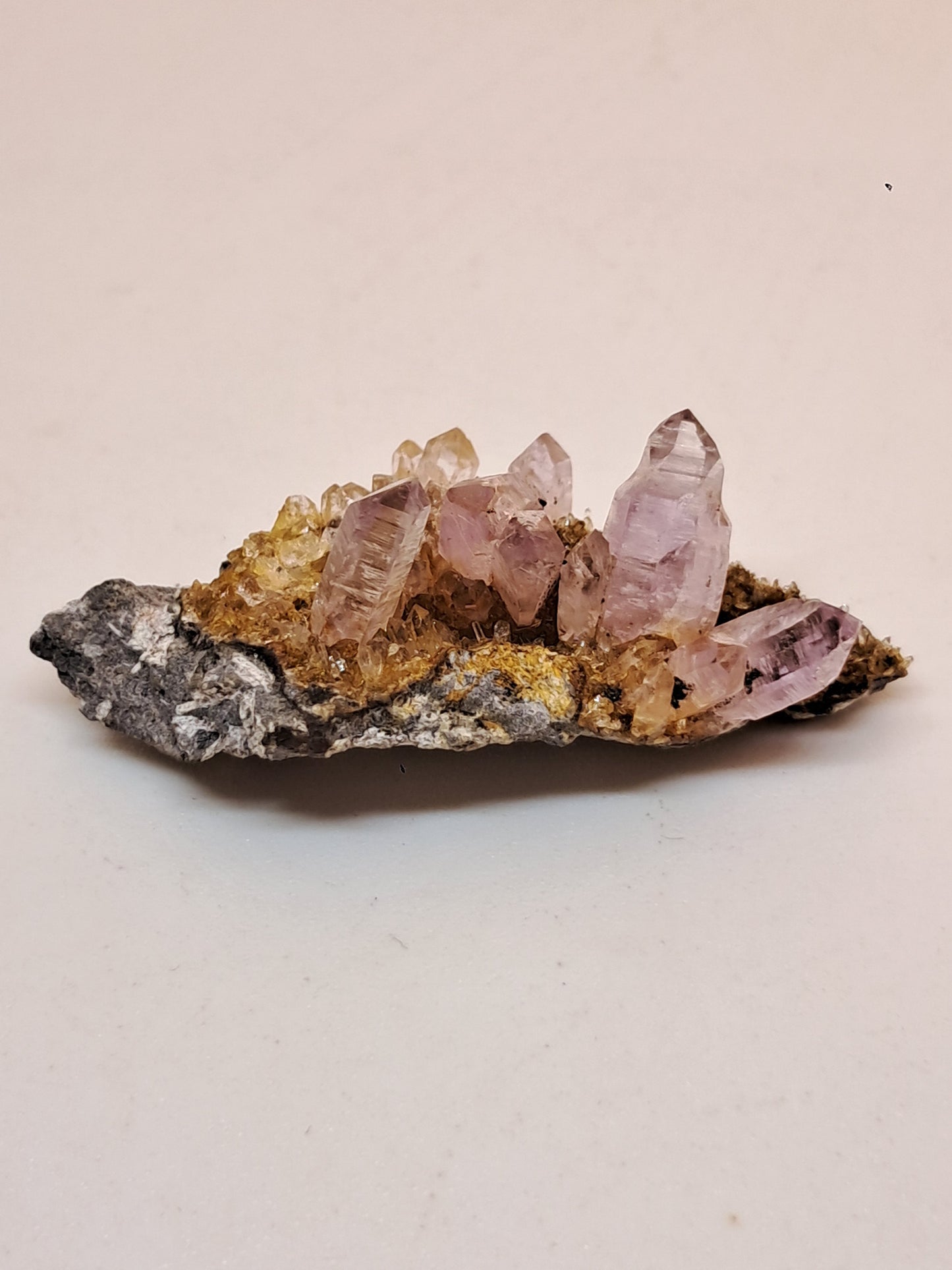 Veracruz Amethyst Crystals on Matrix (Mexico) | Natural Cluster | Mineral Specimen #VA21