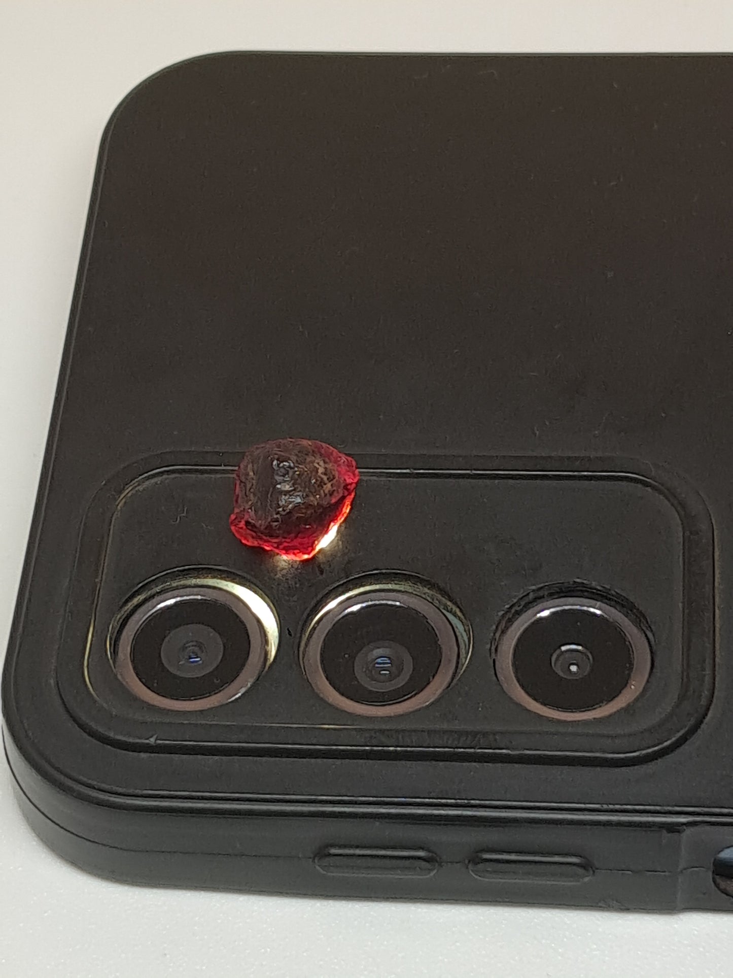 Red Garnet (Karur) Raw Crystal | Naturally Round Shaped | Rough Stone #RG11