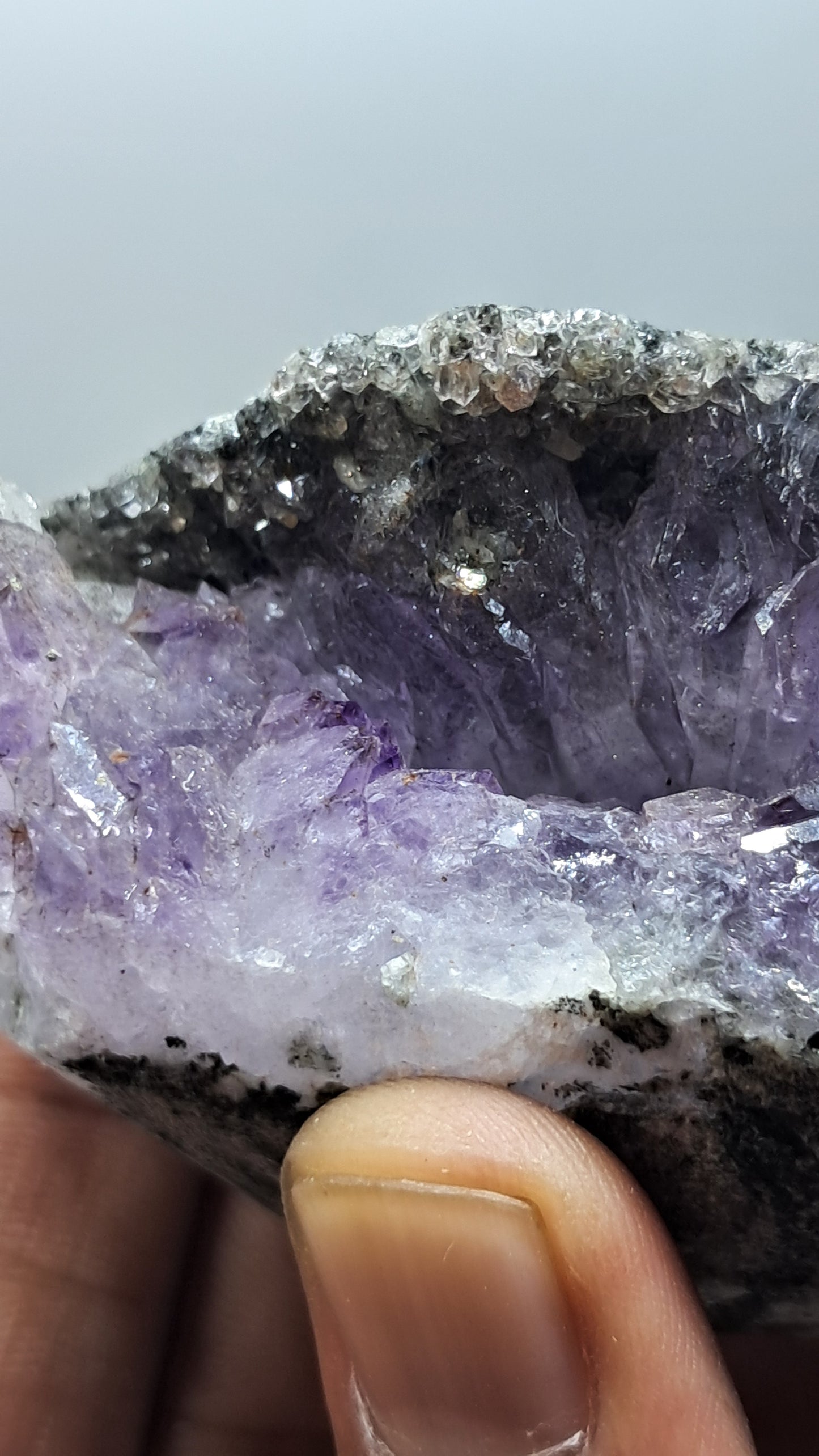 Cetro de amatista Super Seven de Karur | Formación natural | Ejemplar mineral n.° KA178