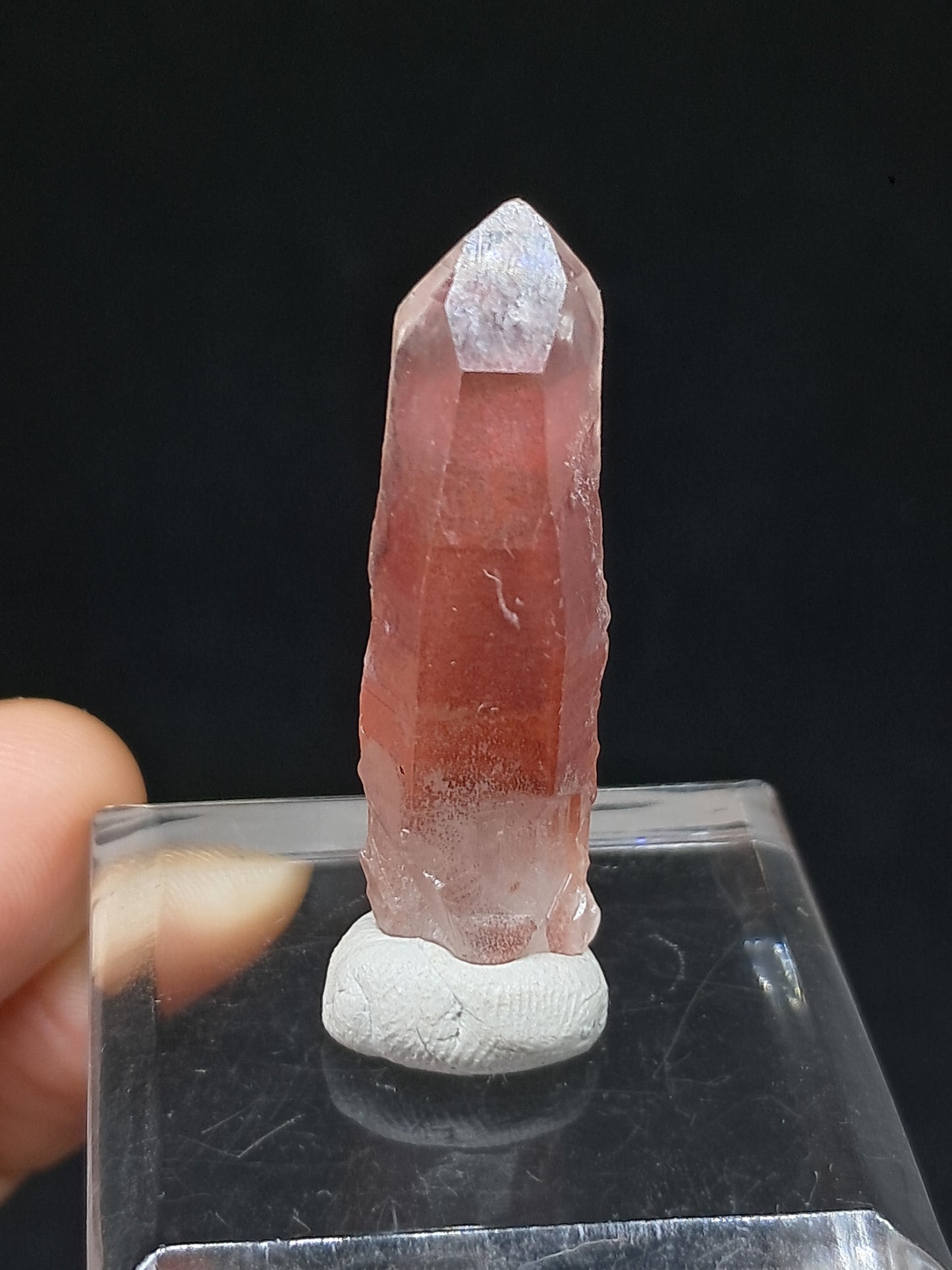 Hematite Phantom Quartz (Telangana) | Natural Crystal | Mineral Specimen #HPQ55