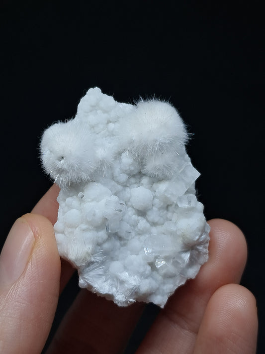 Okenite w/ Gyrolite and Apophyllite Cluster (Mumbai) Mineral Specimen | Collector Grade | Natural Crystal #OK27