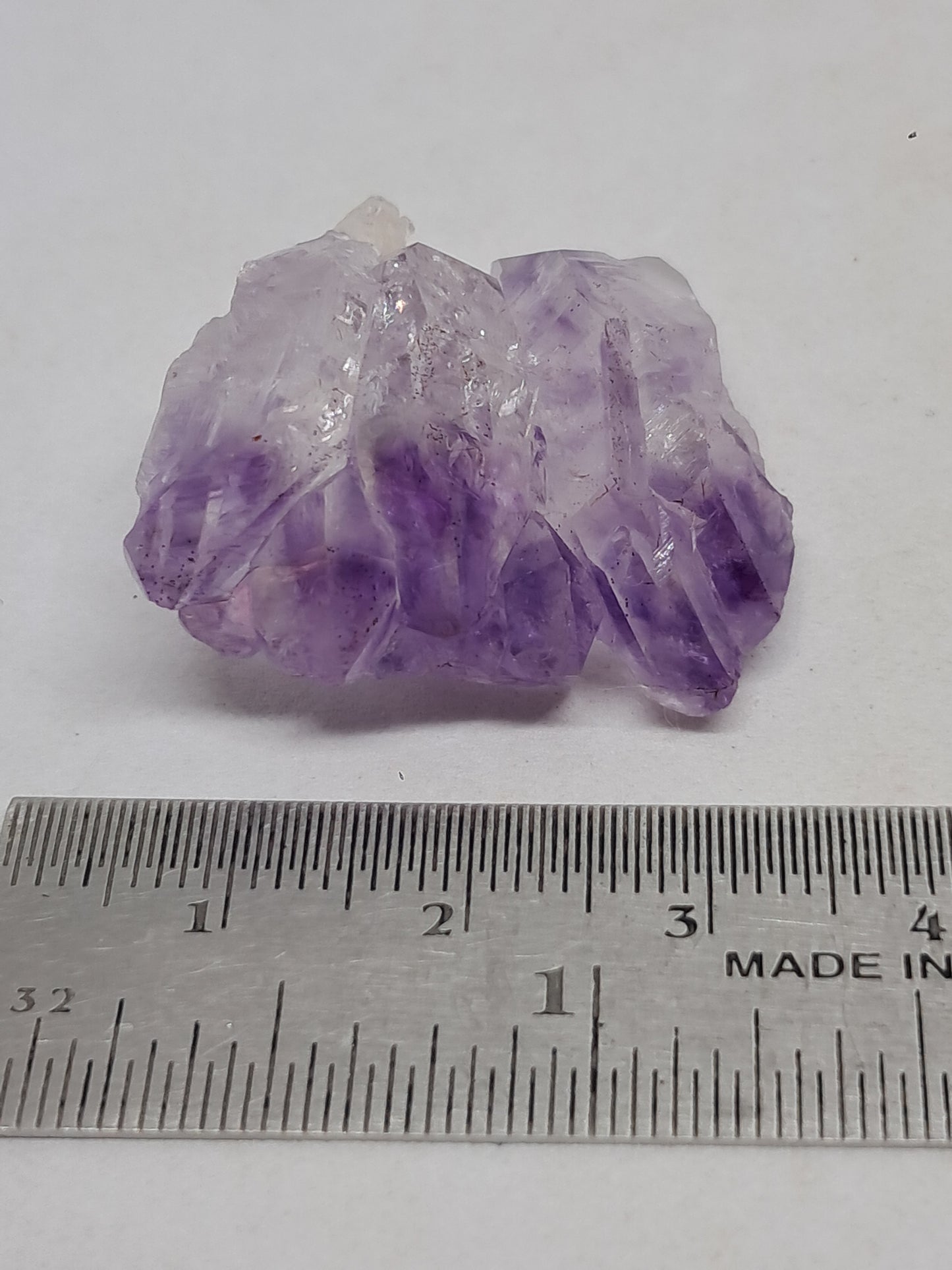 Amatista Elestial (Karur) | Cúmulo de Cristales | Piedra Natural | Ejemplar Mineral #KA97