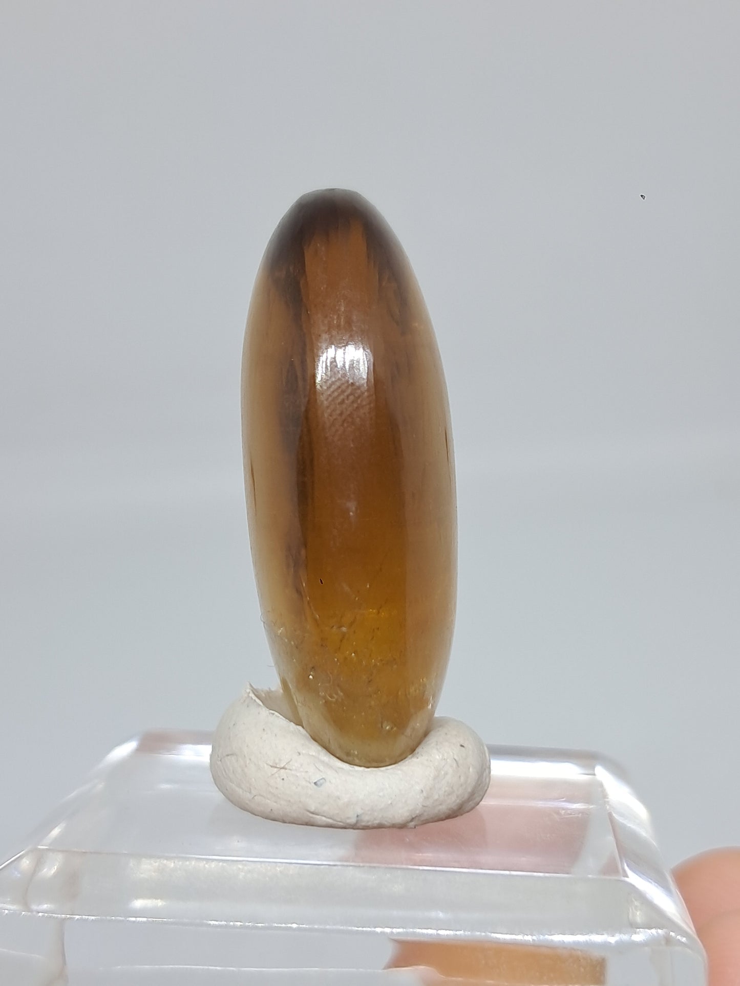 Palmstone de Citrino Natural | Piedra Pulida | Amarillo Ahumado | Alta Calidad