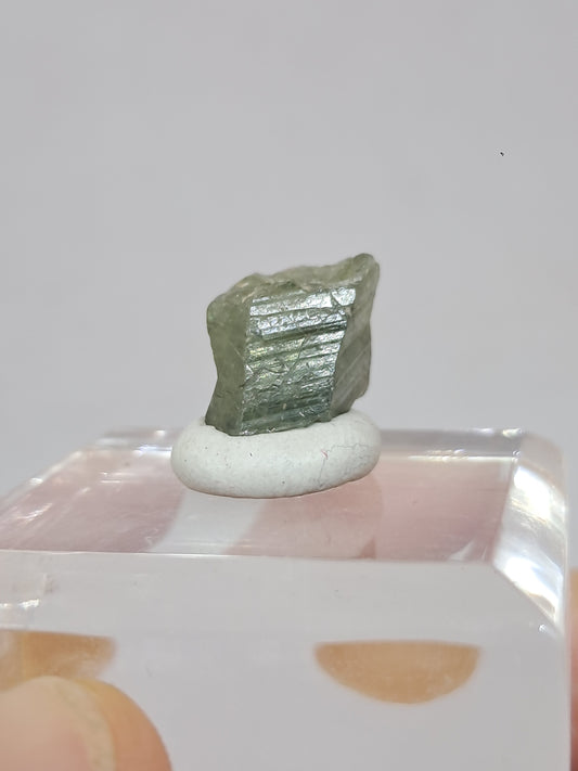 Natural Greenish-Blue *Teal* Sapphire Crystal (Karur) Rough Stone | Mineral Specimen #SP35