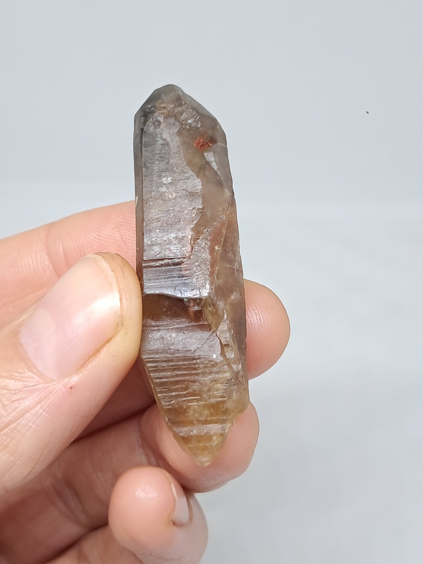 Natural Citrine Crystal Point w/ Self-Healed Termination (Democratic Republic of Congo) #CTN30
